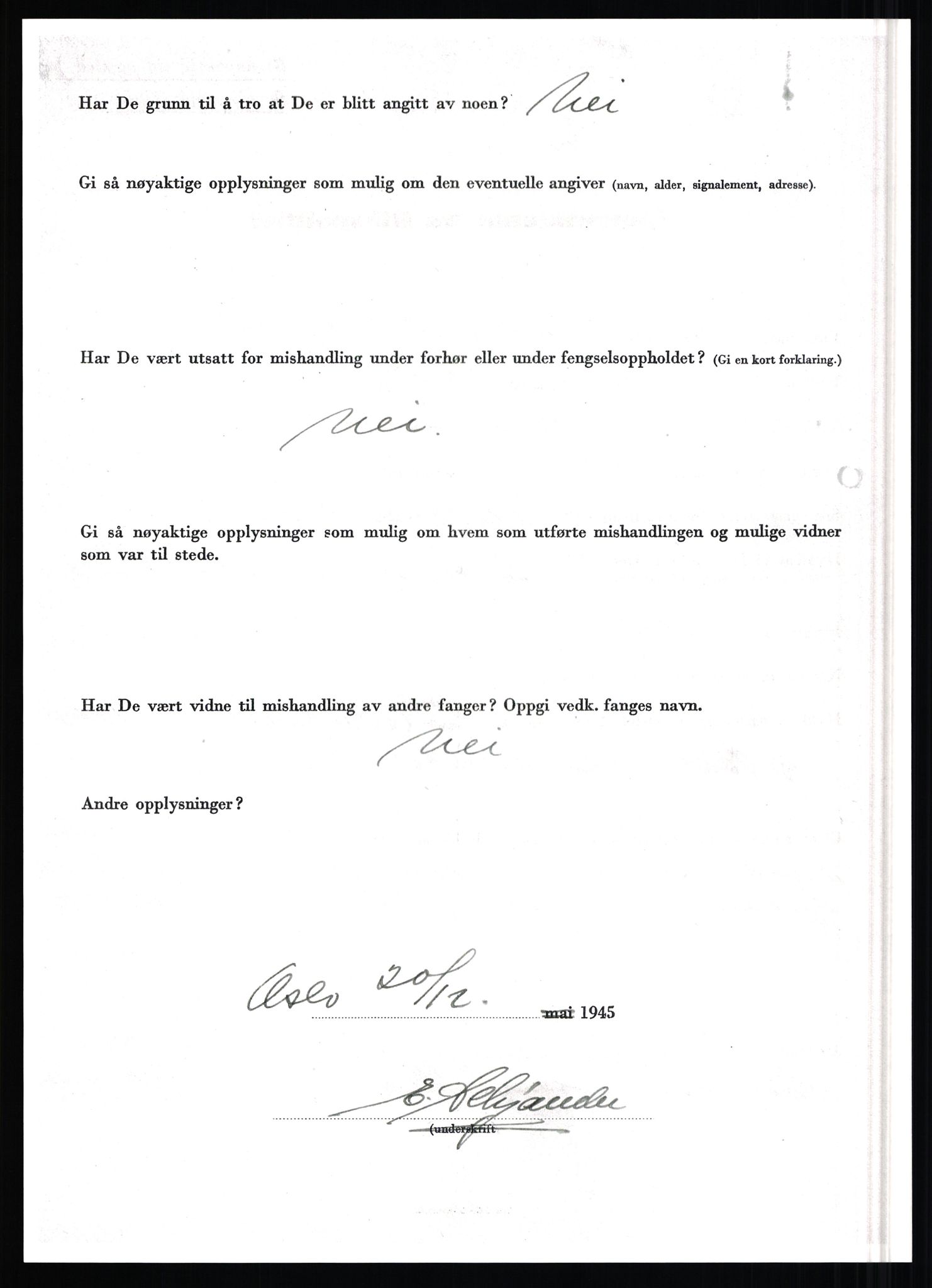 Rikspolitisjefen, AV/RA-S-1560/L/L0015: Scharff, Carlo Max - Stephensen, Gudrun, 1940-1945, p. 8