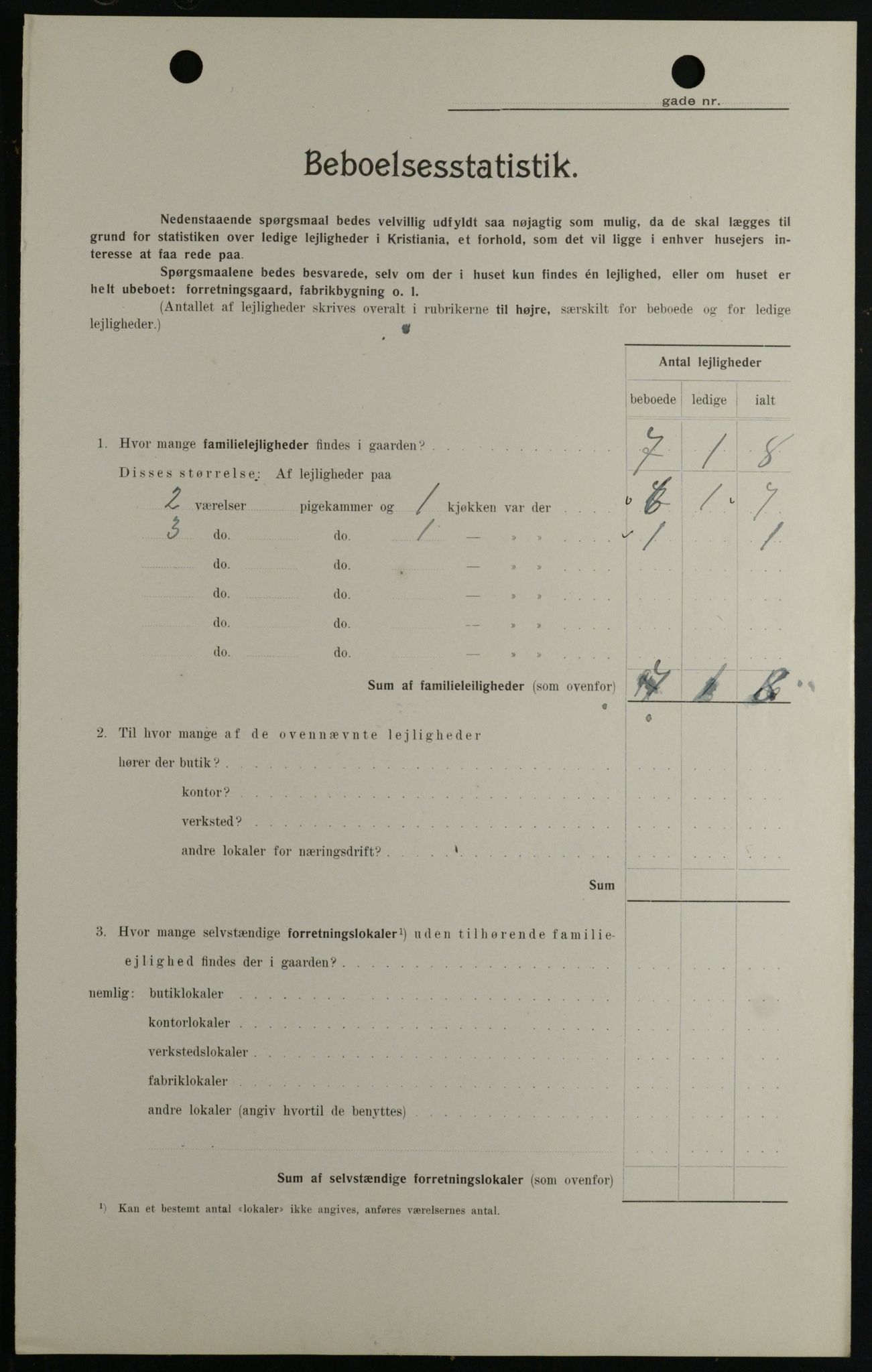 OBA, Municipal Census 1908 for Kristiania, 1908, p. 44276