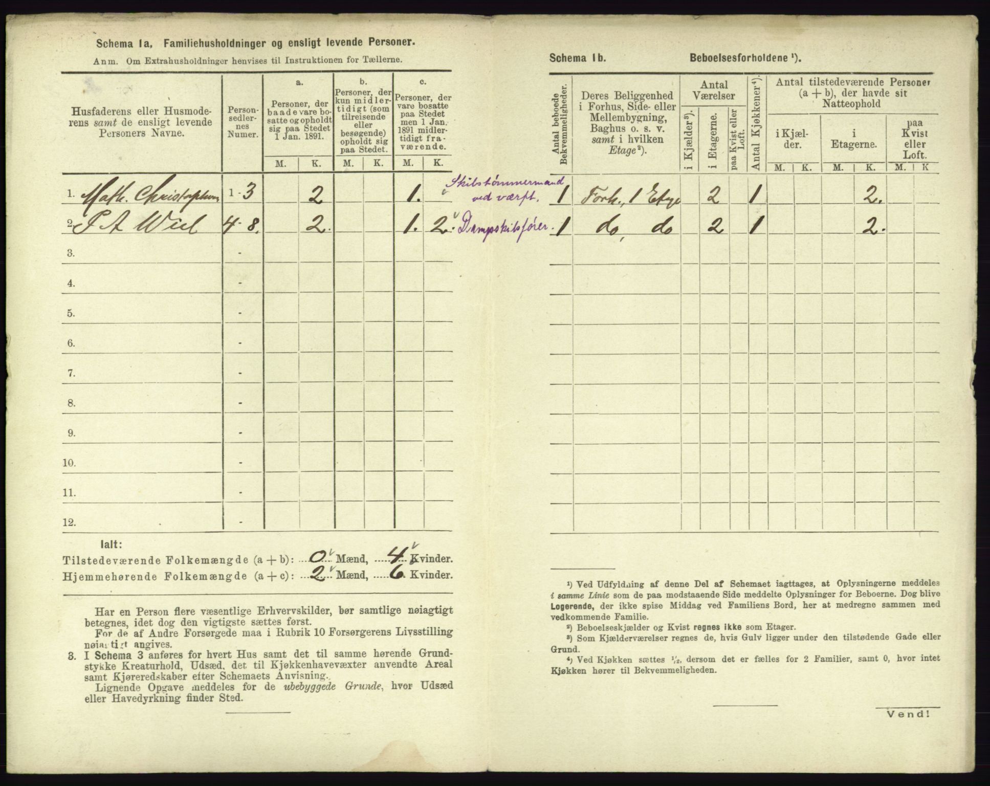 RA, 1891 census for 0602 Drammen, 1891, p. 2664