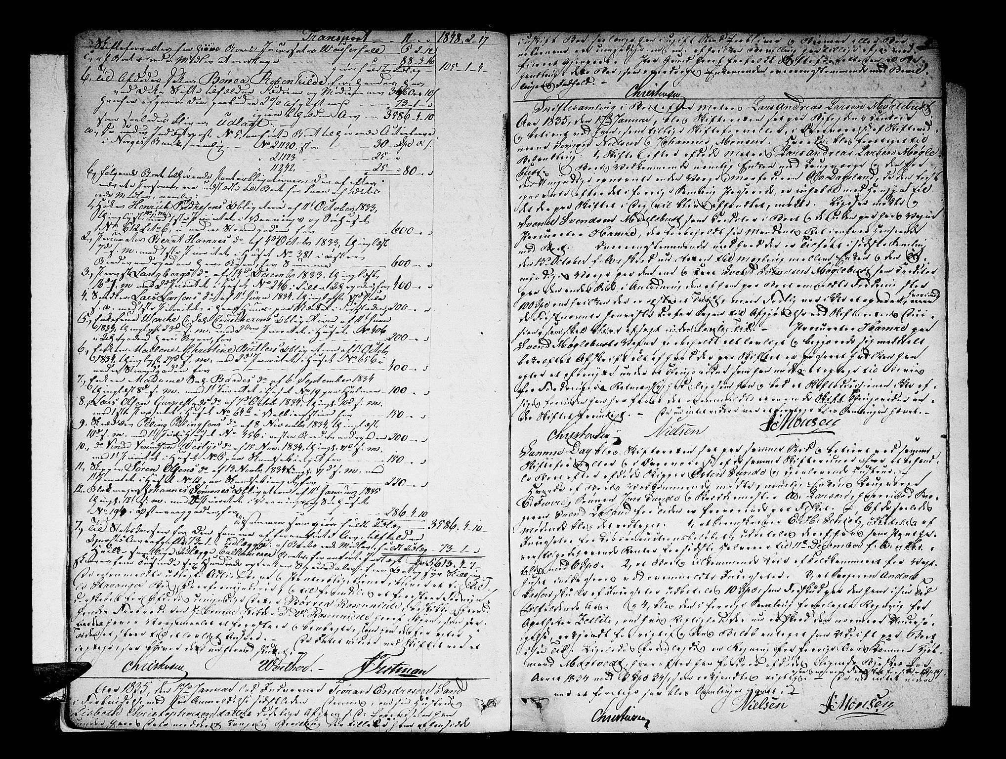 Stavanger byfogd, AV/SAST-A-101408/001/5/50/503BB/L0010A: Skifteprotokoll, 1834-1849, p. 8b-9a