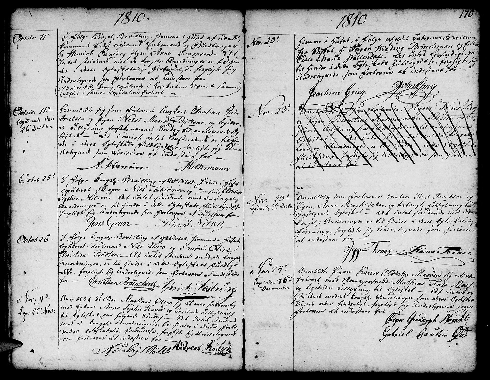 Nykirken Sokneprestembete, SAB/A-77101/H/Haa/L0008: Parish register (official) no. A 8, 1776-1814, p. 170