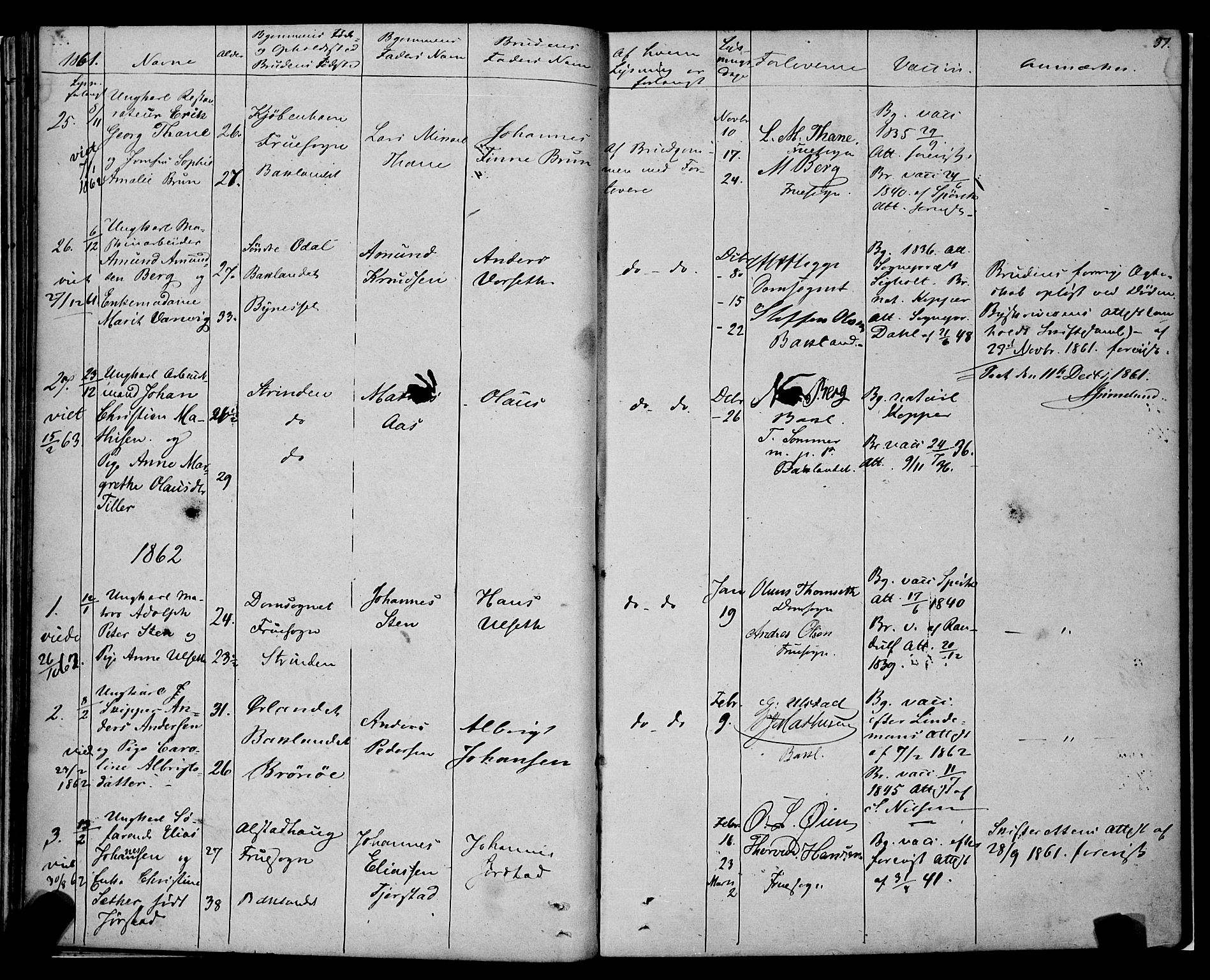 Ministerialprotokoller, klokkerbøker og fødselsregistre - Sør-Trøndelag, SAT/A-1456/604/L0187: Parish register (official) no. 604A08, 1847-1878, p. 37