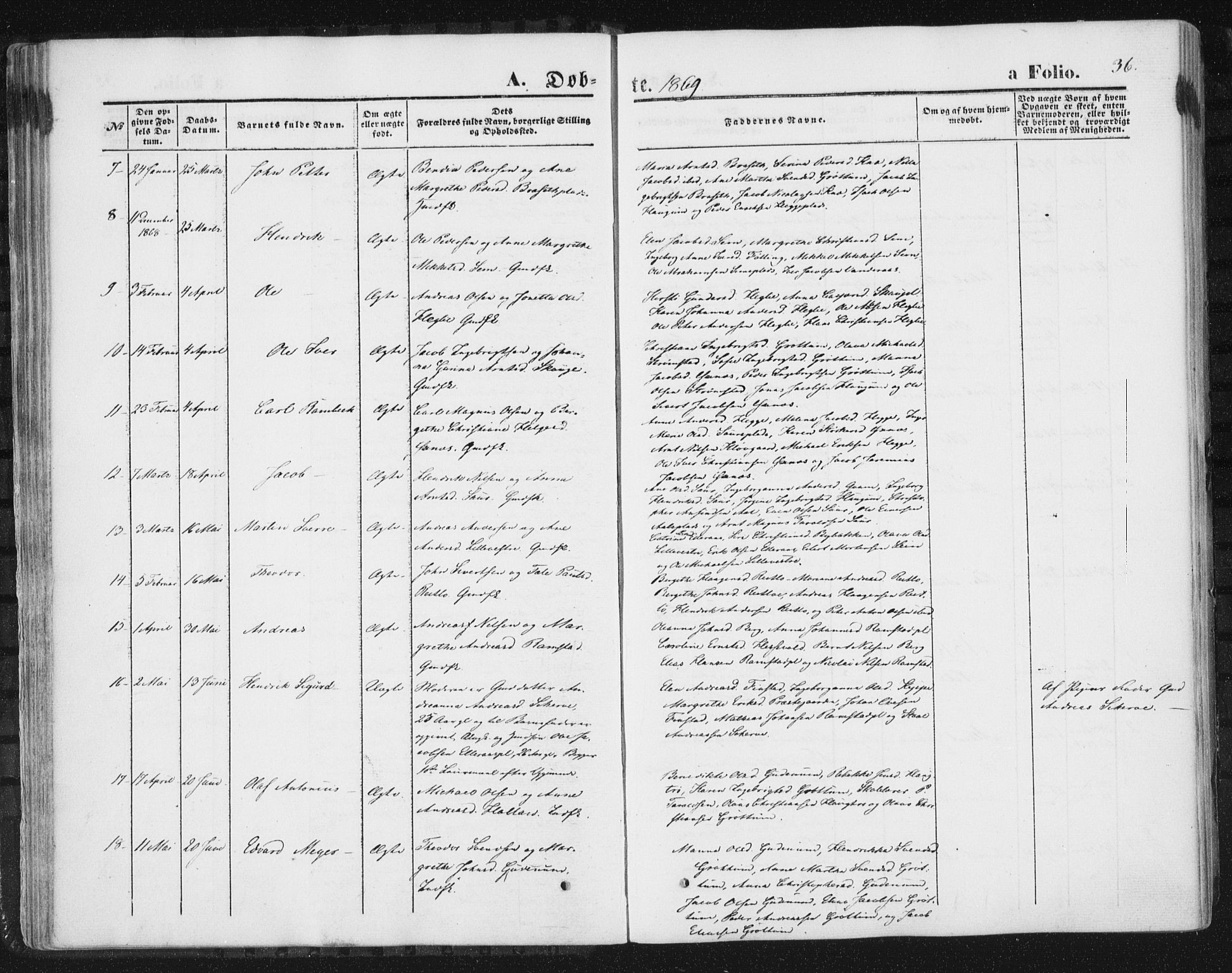 Ministerialprotokoller, klokkerbøker og fødselsregistre - Nord-Trøndelag, AV/SAT-A-1458/746/L0447: Parish register (official) no. 746A06, 1860-1877, p. 36