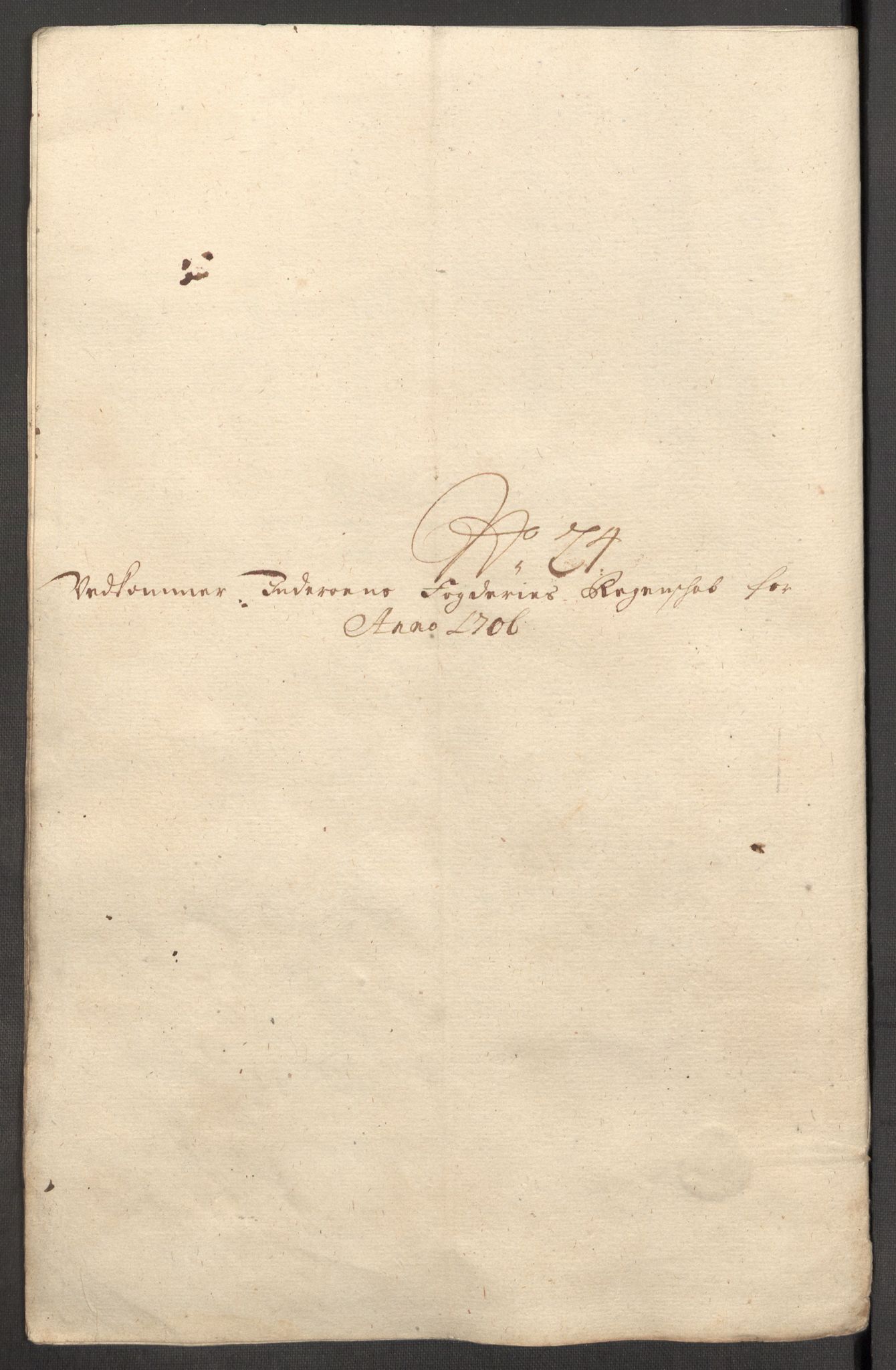 Rentekammeret inntil 1814, Reviderte regnskaper, Fogderegnskap, RA/EA-4092/R63/L4315: Fogderegnskap Inderøy, 1706-1707, p. 205