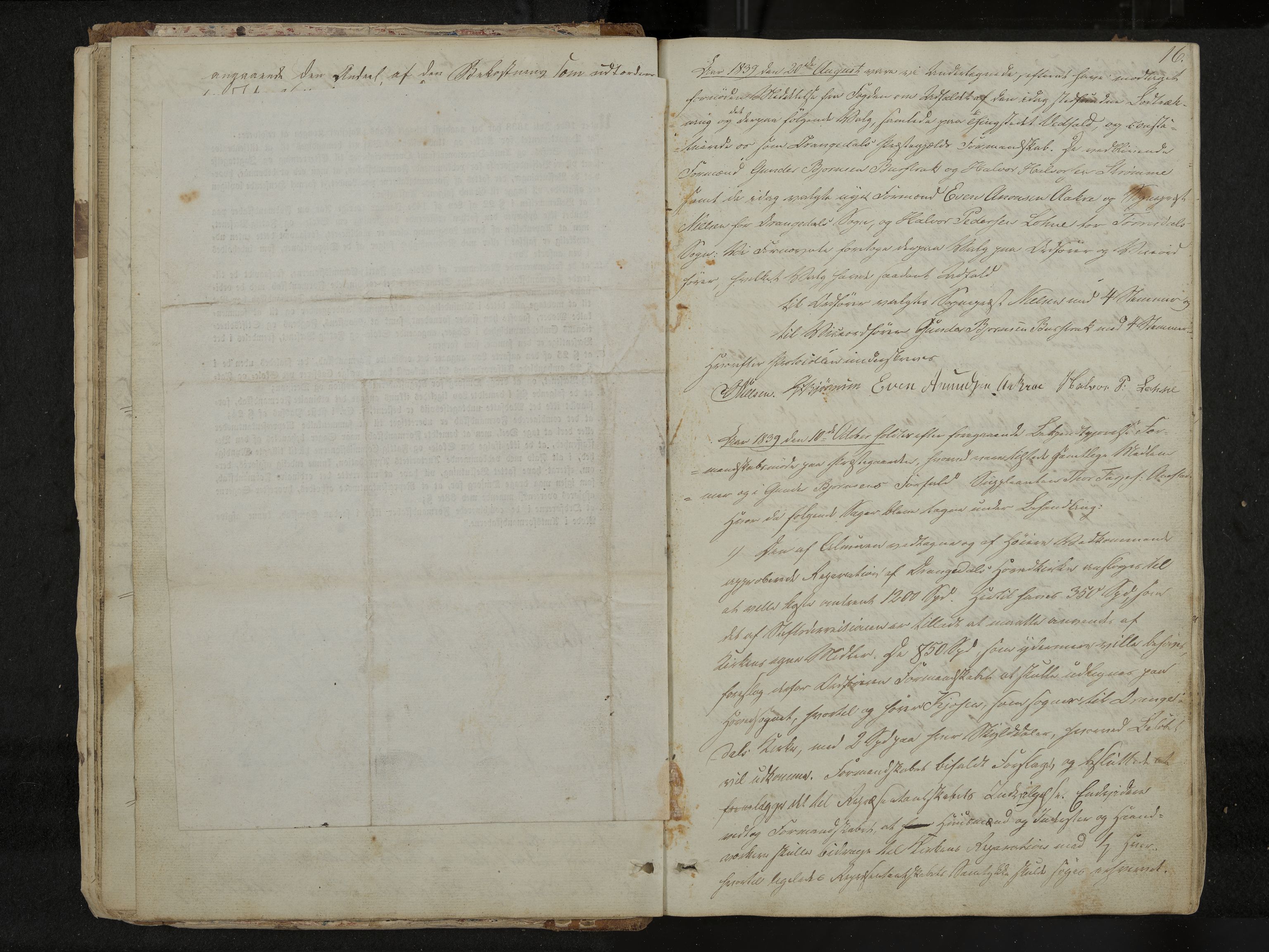 Drangedal formannskap og sentraladministrasjon, IKAK/0817021/A/L0001: Møtebok, 1837-1870, p. 16b