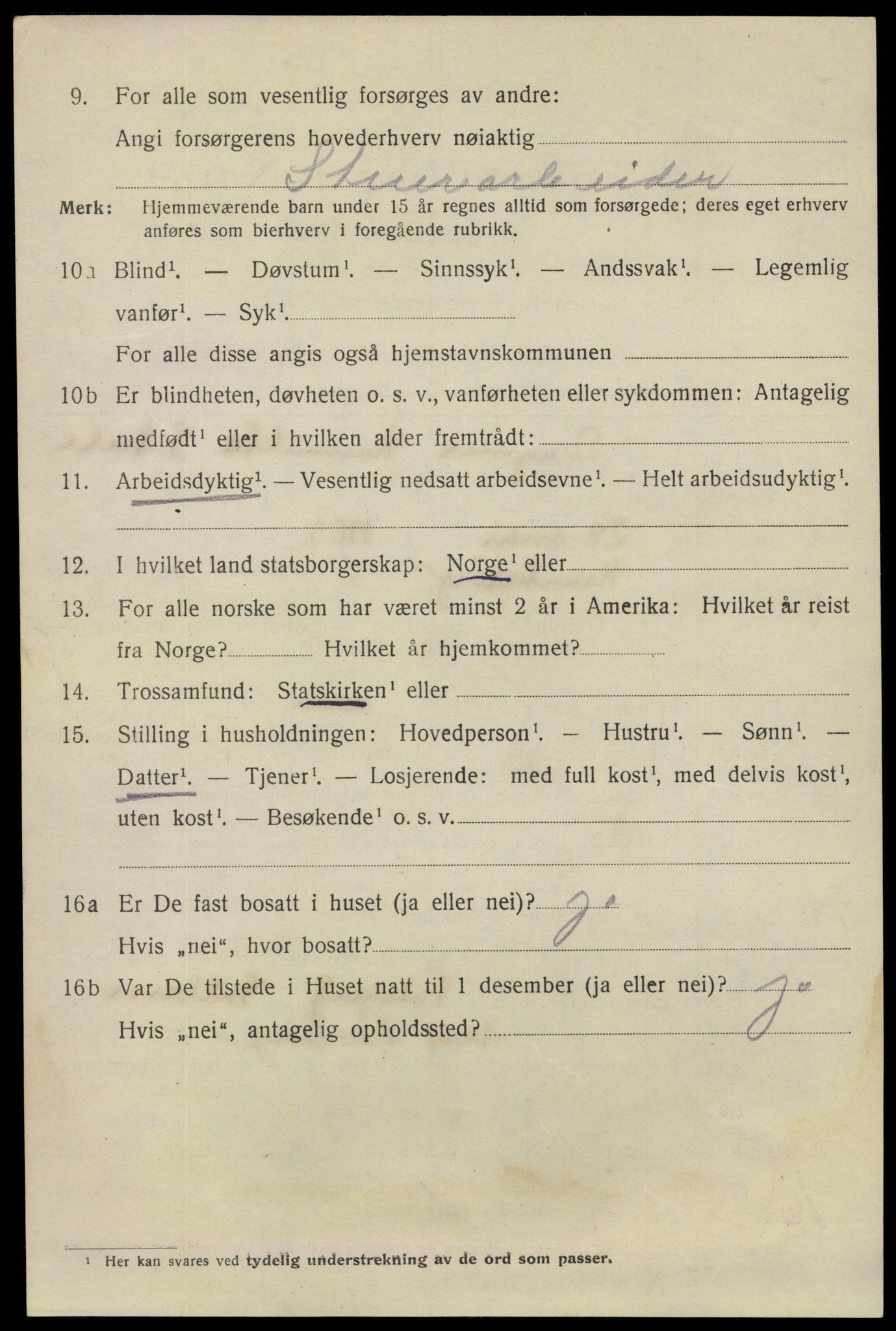 SAO, 1920 census for Fredrikstad, 1920, p. 31046