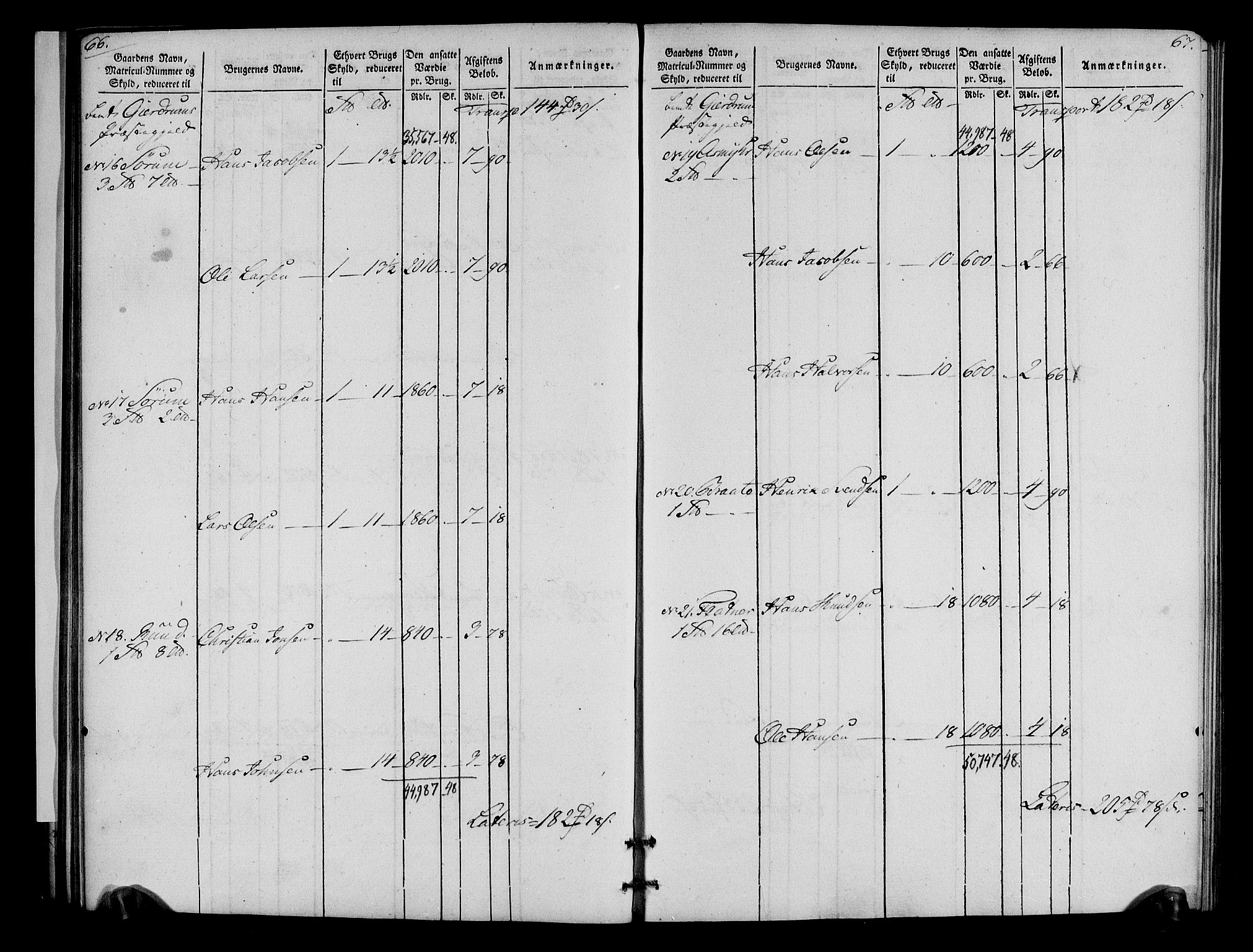 Rentekammeret inntil 1814, Realistisk ordnet avdeling, AV/RA-EA-4070/N/Ne/Nea/L0023: Øvre Romerike fogderi. Oppebørselsregister, 1803-1804, p. 35