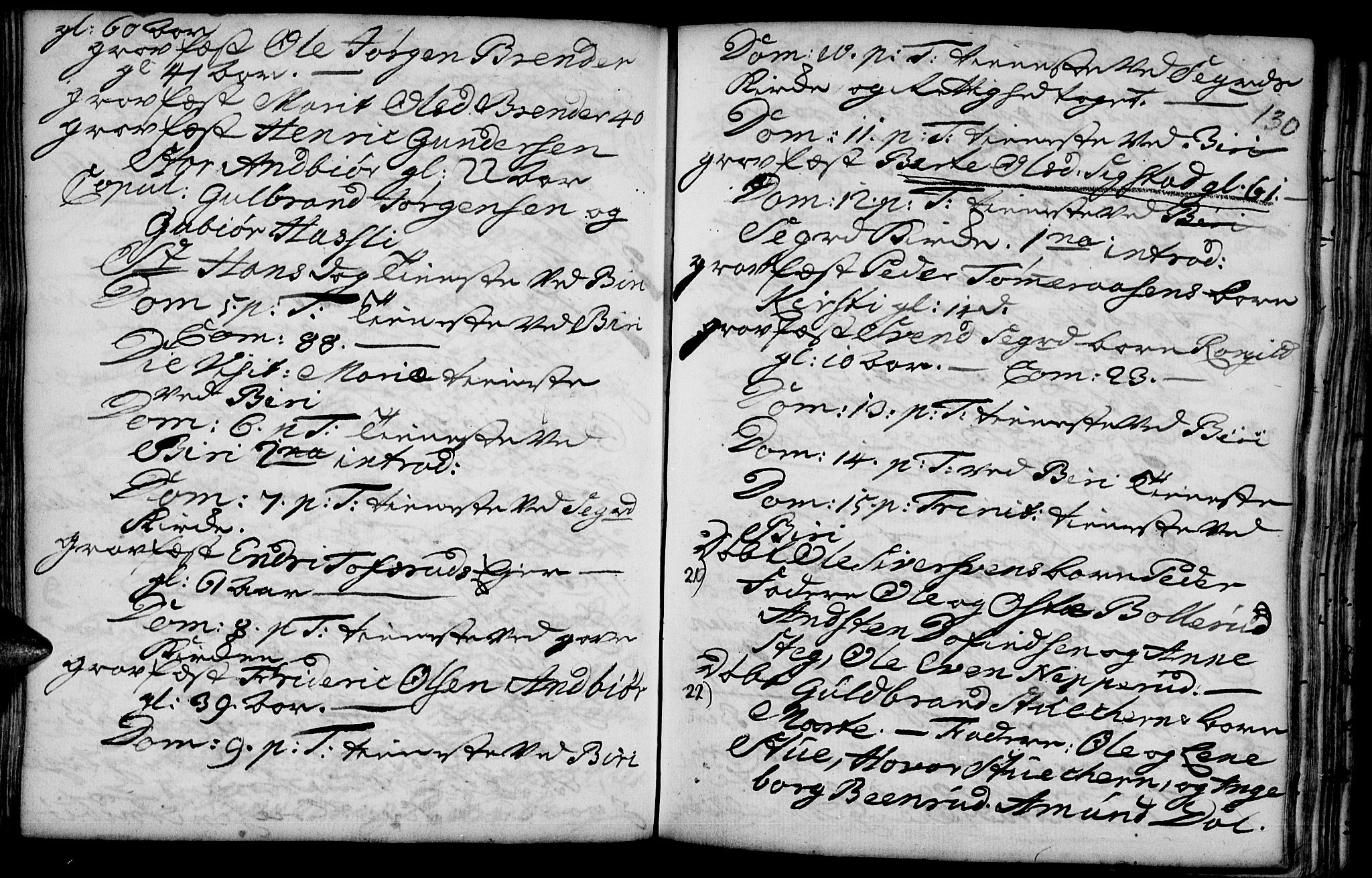 Biri prestekontor, AV/SAH-PREST-096/H/Ha/Haa/L0001: Parish register (official) no. 1, 1730-1754, p. 130