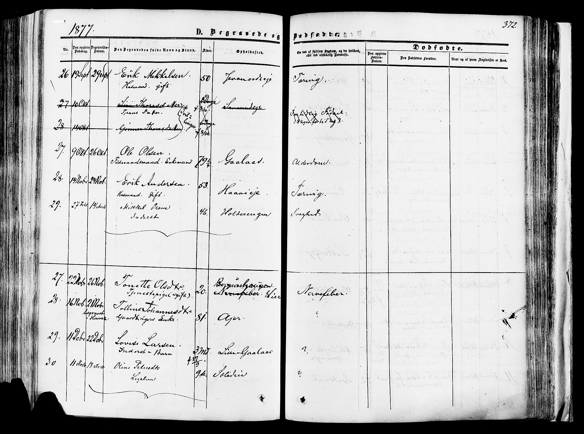 Vang prestekontor, Hedmark, SAH/PREST-008/H/Ha/Haa/L0013: Parish register (official) no. 13, 1855-1879, p. 372