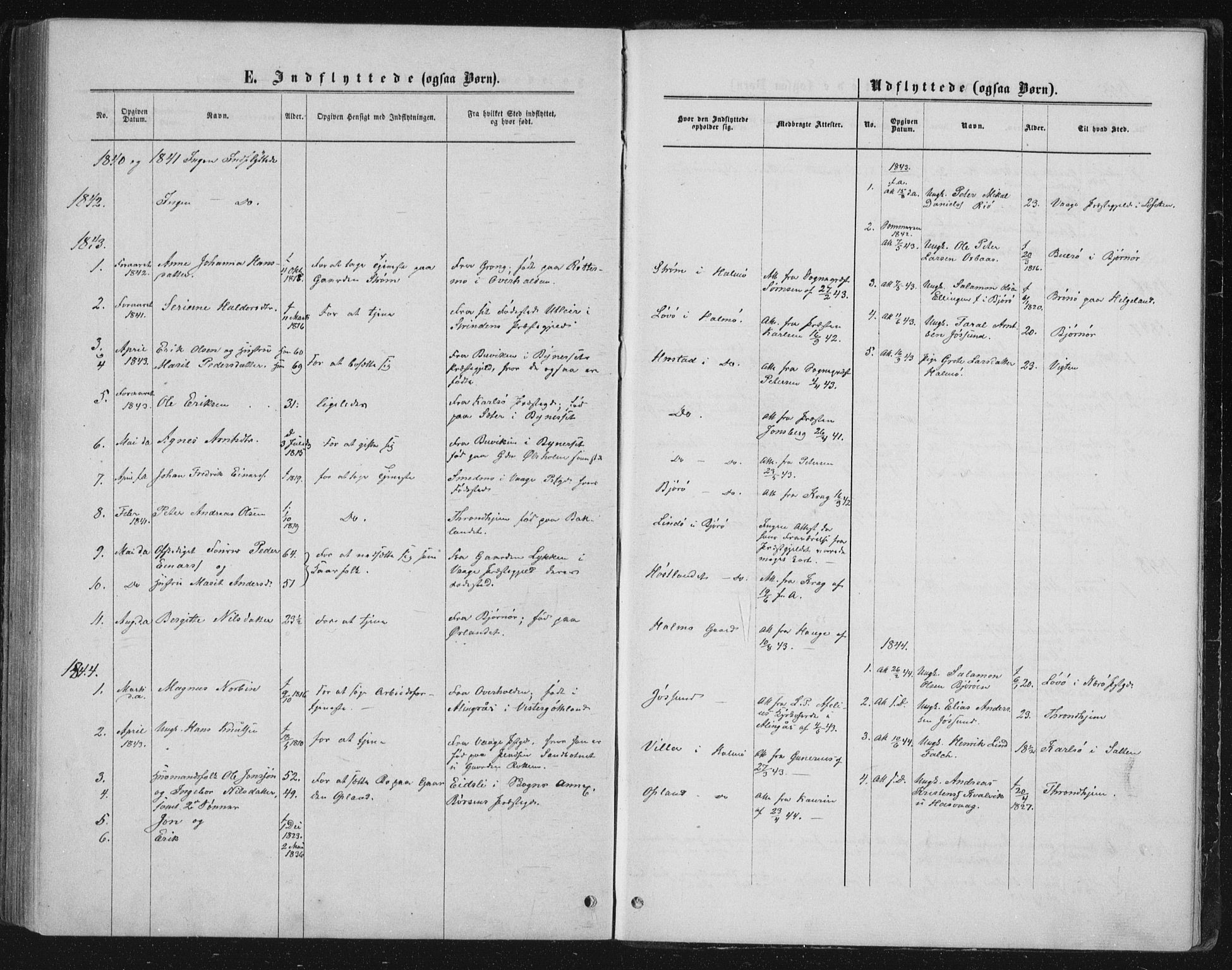 Ministerialprotokoller, klokkerbøker og fødselsregistre - Nord-Trøndelag, SAT/A-1458/771/L0595: Parish register (official) no. 771A02, 1840-1869