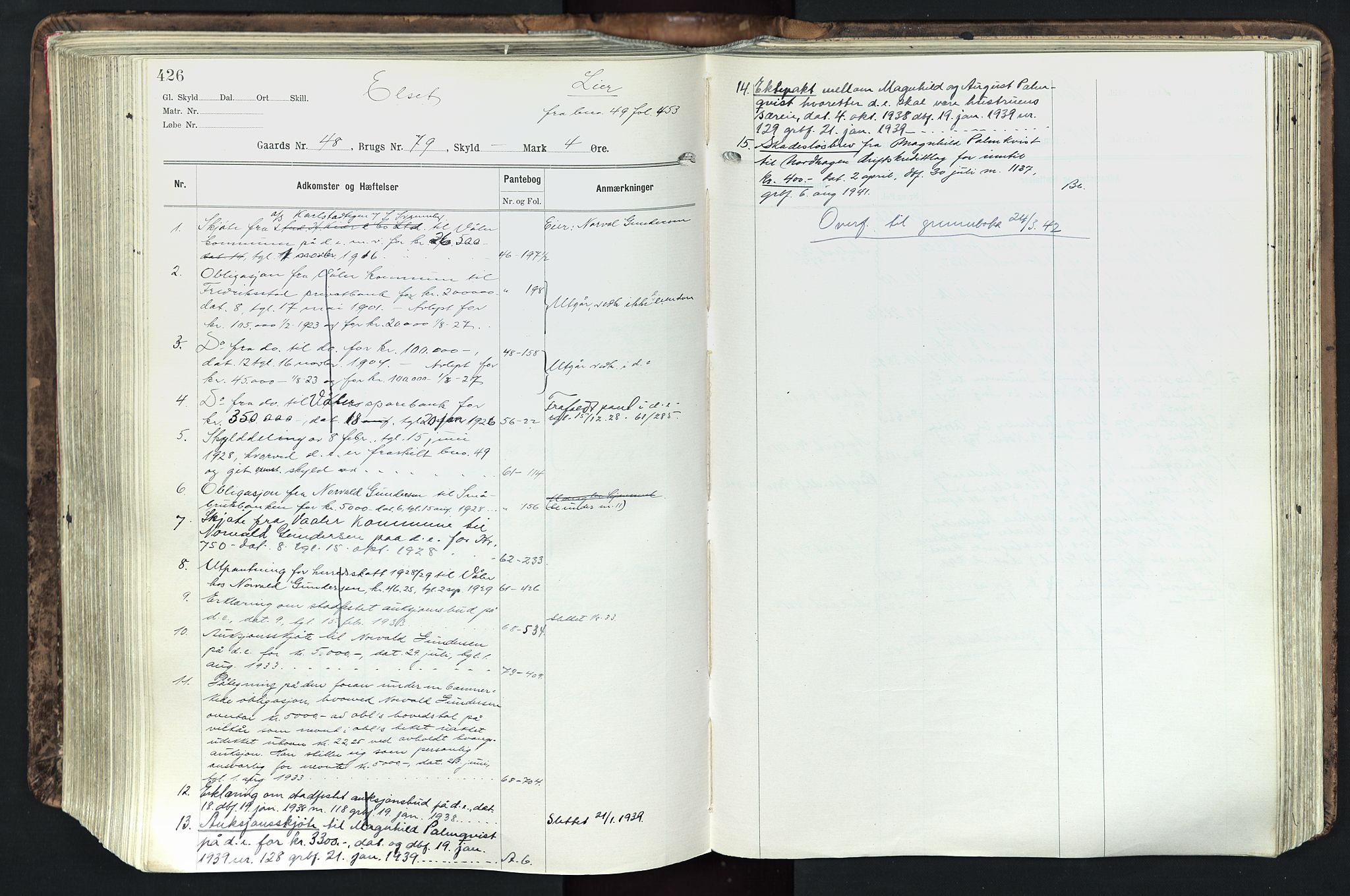 Solør tingrett, AV/SAH-TING-008/H/Ha/Hak/L0003: Mortgage register no. III, 1900-1935, p. 426