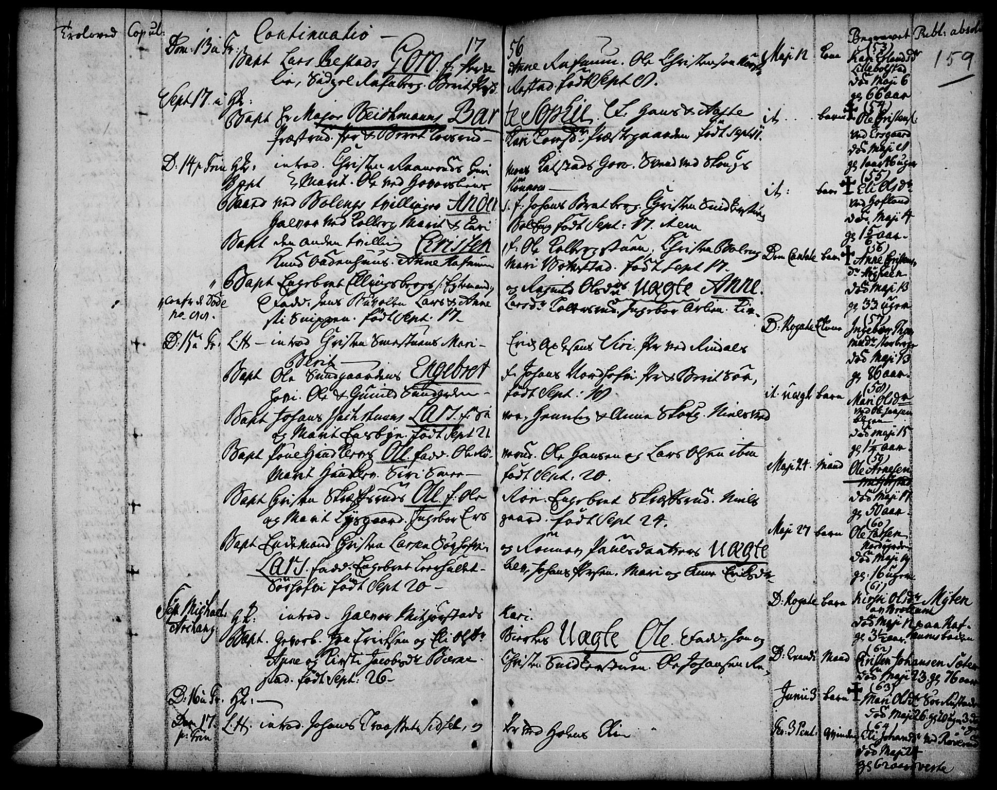 Fåberg prestekontor, SAH/PREST-086/H/Ha/Haa/L0001: Parish register (official) no. 1, 1727-1775, p. 159