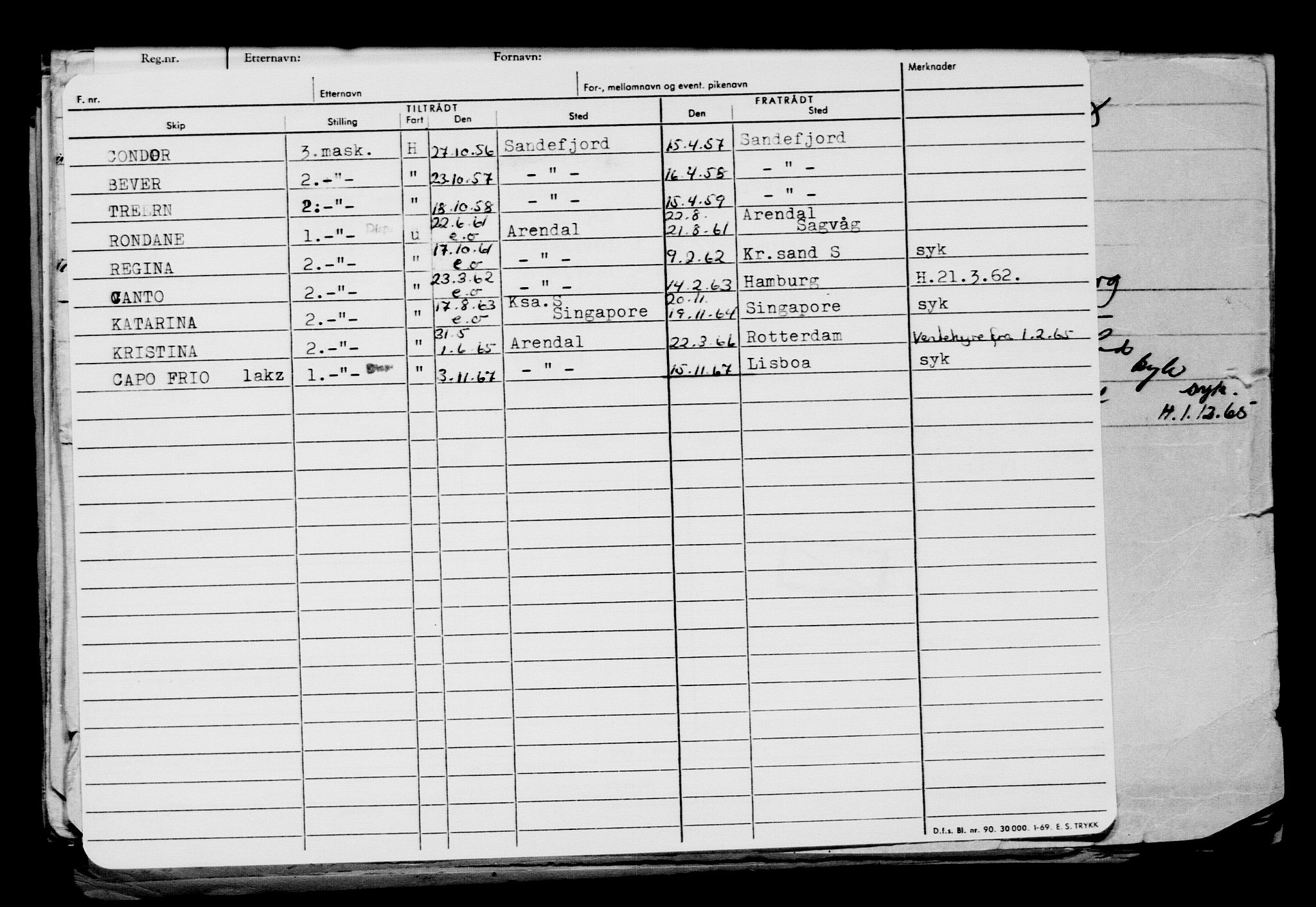 Direktoratet for sjømenn, AV/RA-S-3545/G/Gb/L0130: Hovedkort, 1915, p. 201