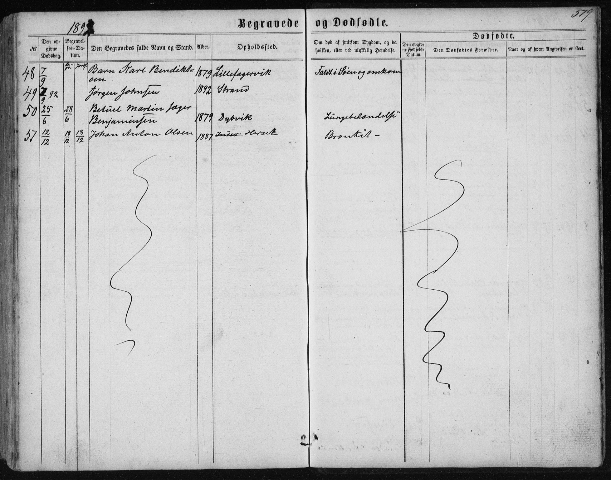 Ministerialprotokoller, klokkerbøker og fødselsregistre - Nordland, AV/SAT-A-1459/838/L0556: Parish register (copy) no. 838C03, 1861-1893, p. 519