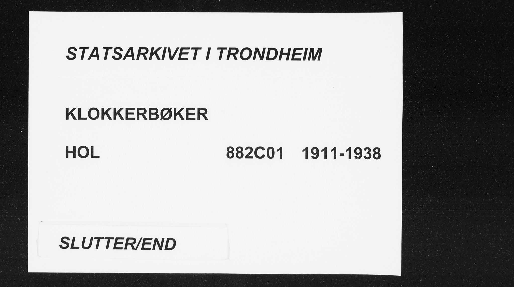 Ministerialprotokoller, klokkerbøker og fødselsregistre - Nordland, SAT/A-1459/882/L1183: Parish register (copy) no. 882C01, 1911-1938