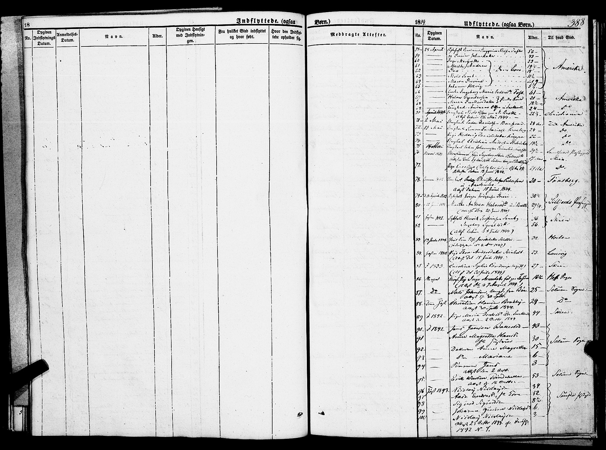 Gjerpen kirkebøker, SAKO/A-265/F/Fa/L0007b: Parish register (official) no. I 7B, 1834-1857, p. 388