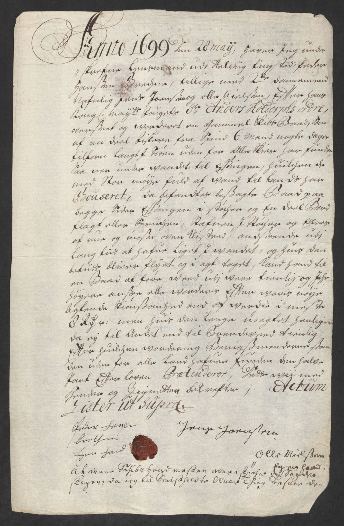 Rentekammeret inntil 1814, Reviderte regnskaper, Fogderegnskap, AV/RA-EA-4092/R43/L2548: Fogderegnskap Lista og Mandal, 1700, p. 56