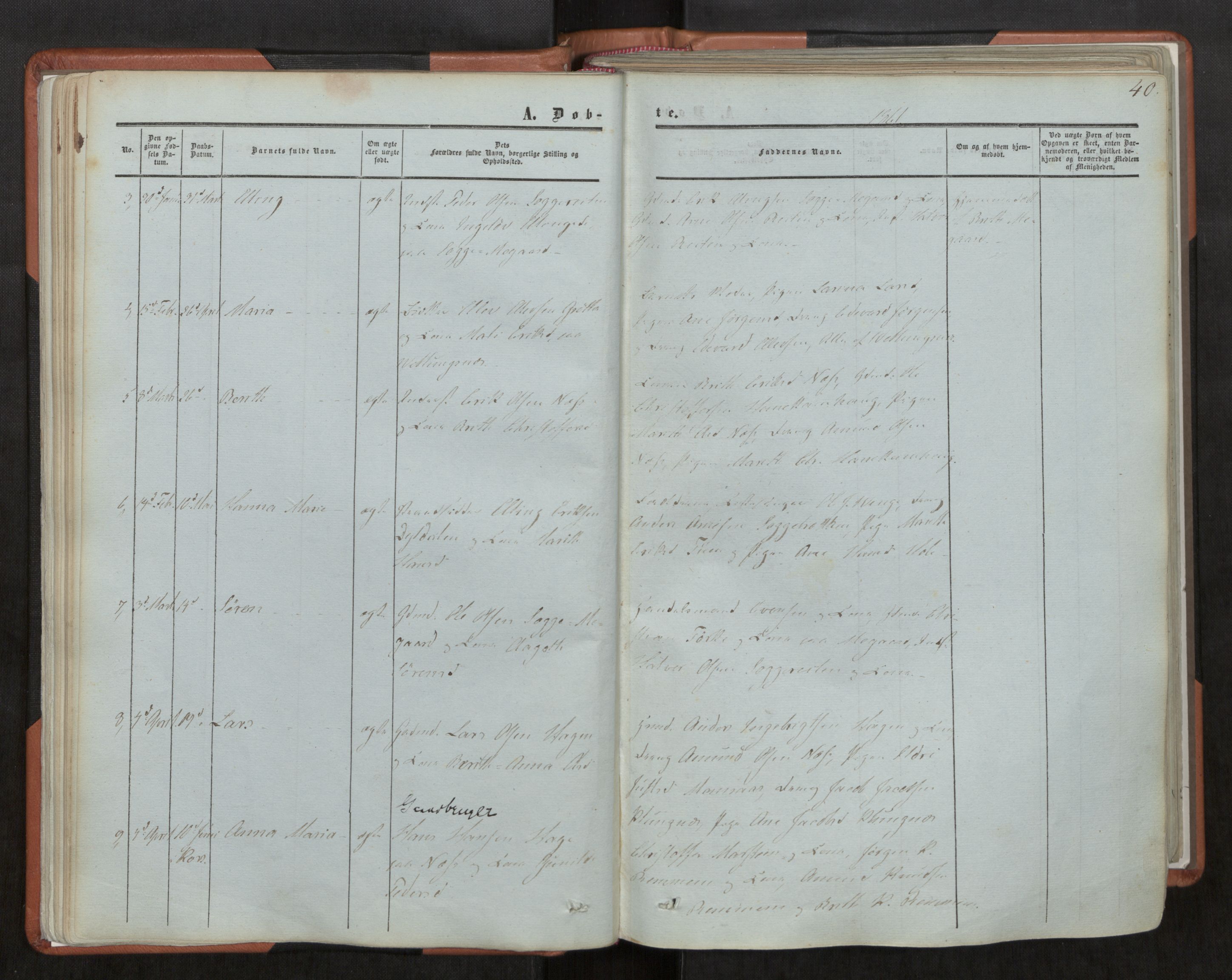 Ministerialprotokoller, klokkerbøker og fødselsregistre - Møre og Romsdal, AV/SAT-A-1454/544/L0572: Parish register (official) no. 544A05, 1854-1886, p. 40