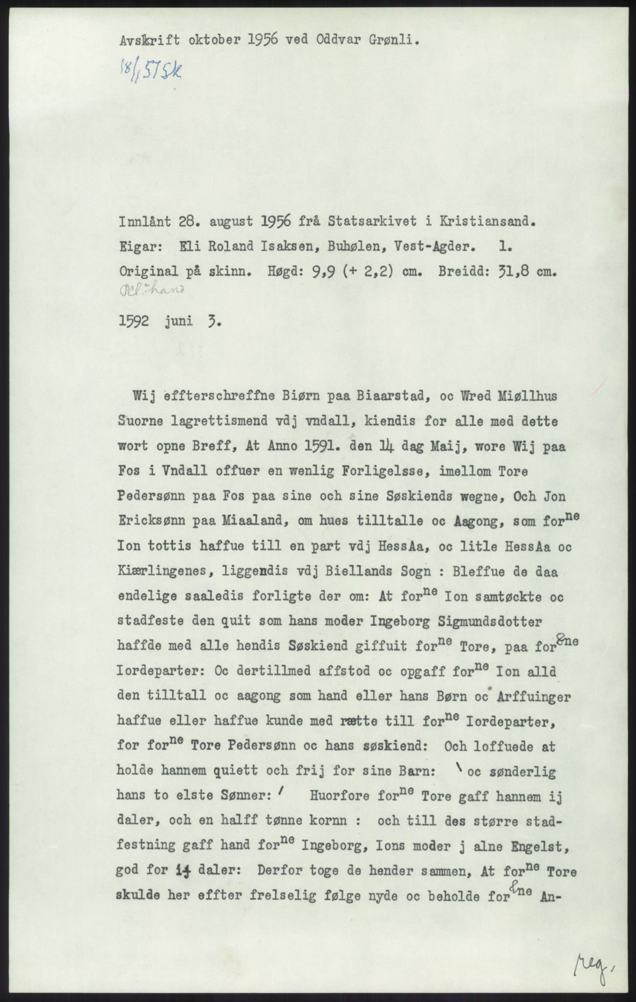 Samlinger til kildeutgivelse, Diplomavskriftsamlingen, AV/RA-EA-4053/H/Ha, p. 1741