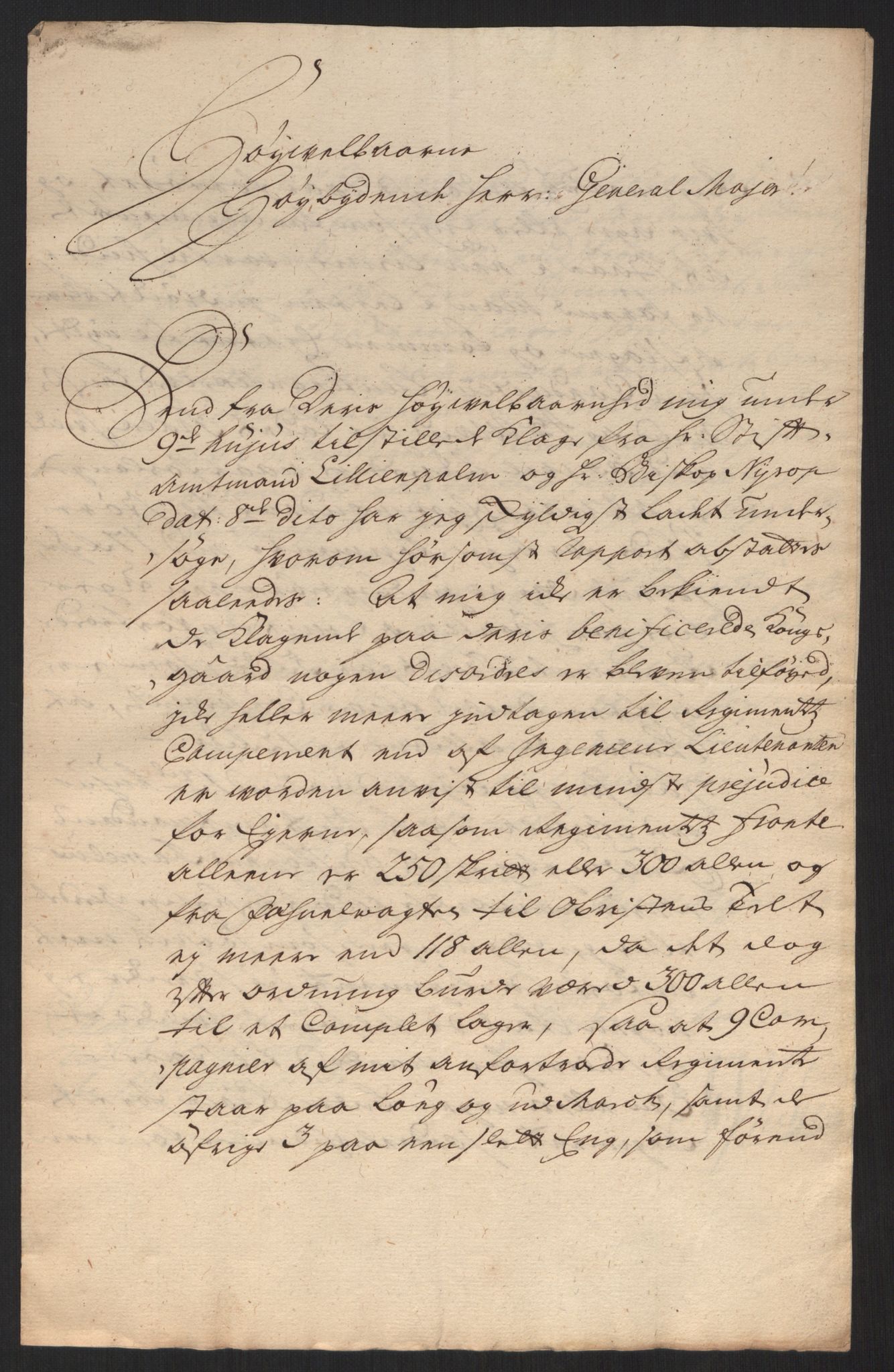 Kommanderende general (KG I) med Det norske krigsdirektorium, AV/RA-EA-5419/D/L0060: Stattholderens, stiftamtmenns og amtmenns brev, 1720-1730, p. 211