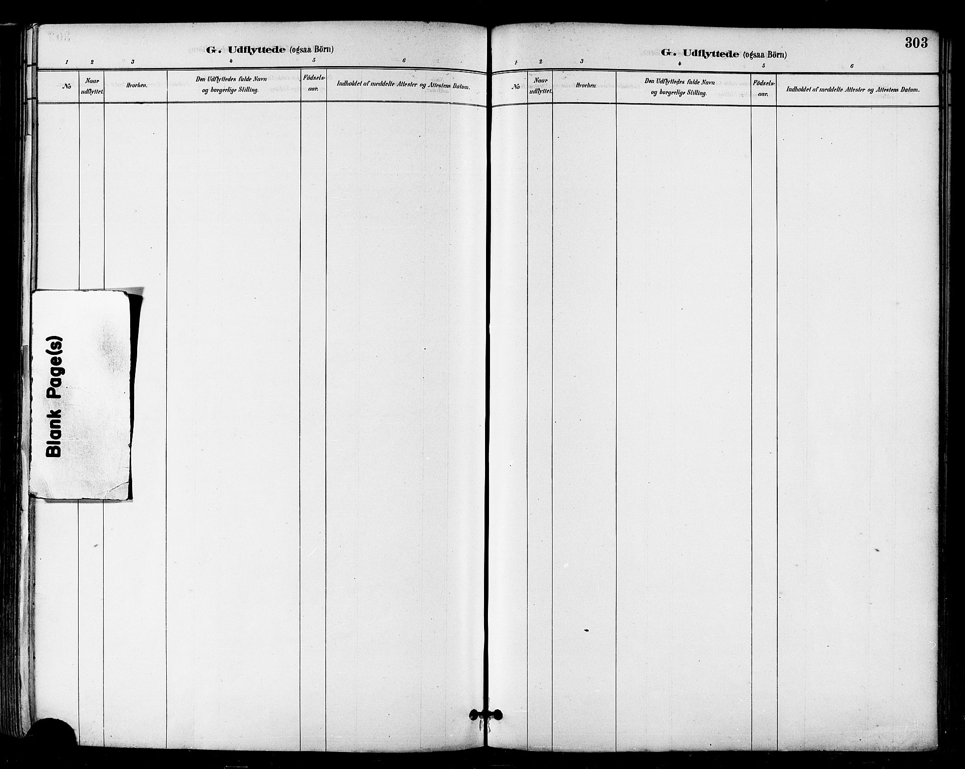 Vardø sokneprestkontor, AV/SATØ-S-1332/H/Ha/L0007kirke: Parish register (official) no. 7, 1886-1897, p. 303