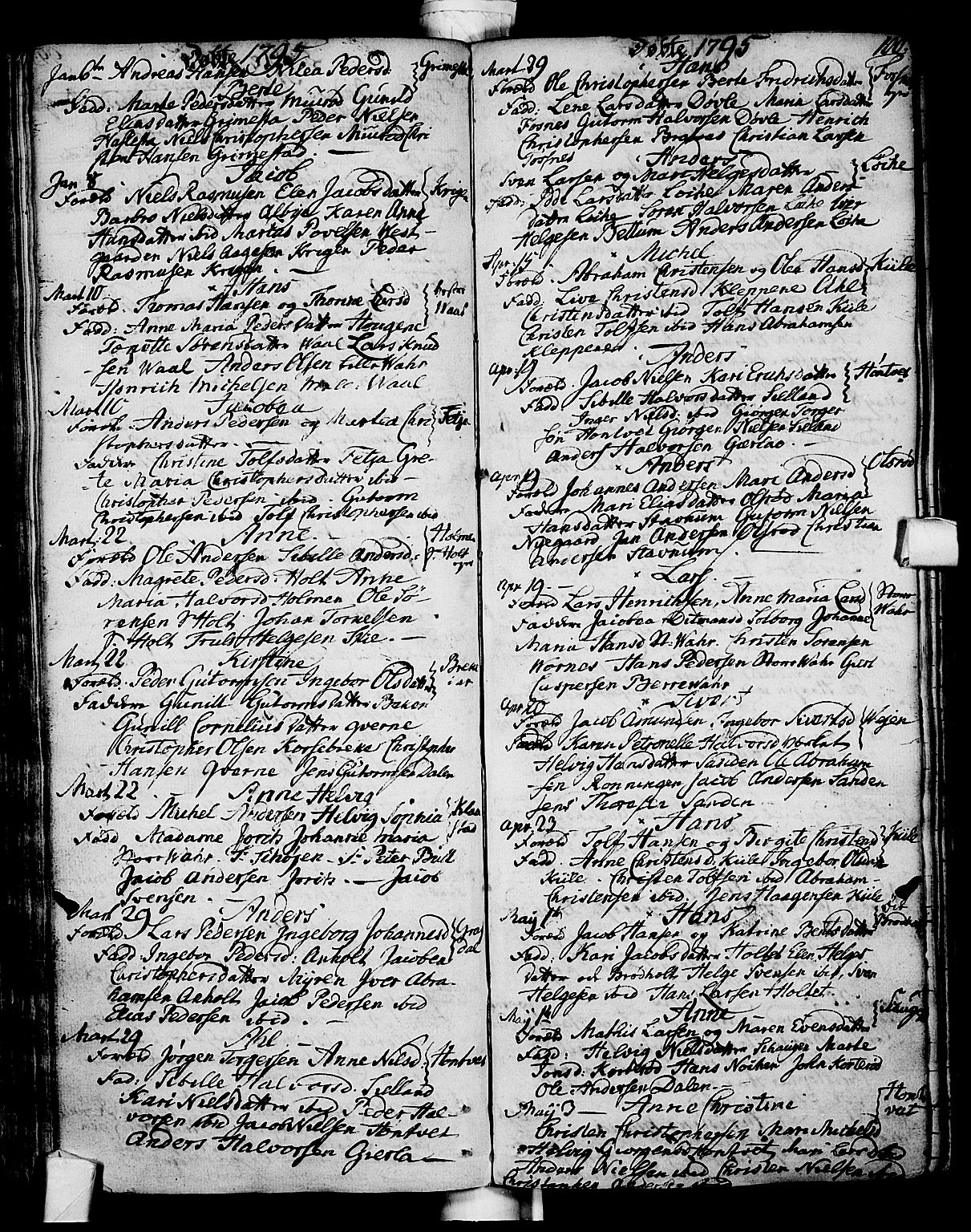 Stokke kirkebøker, AV/SAKO-A-320/F/Fa/L0003: Parish register (official) no. I 3, 1771-1803, p. 100