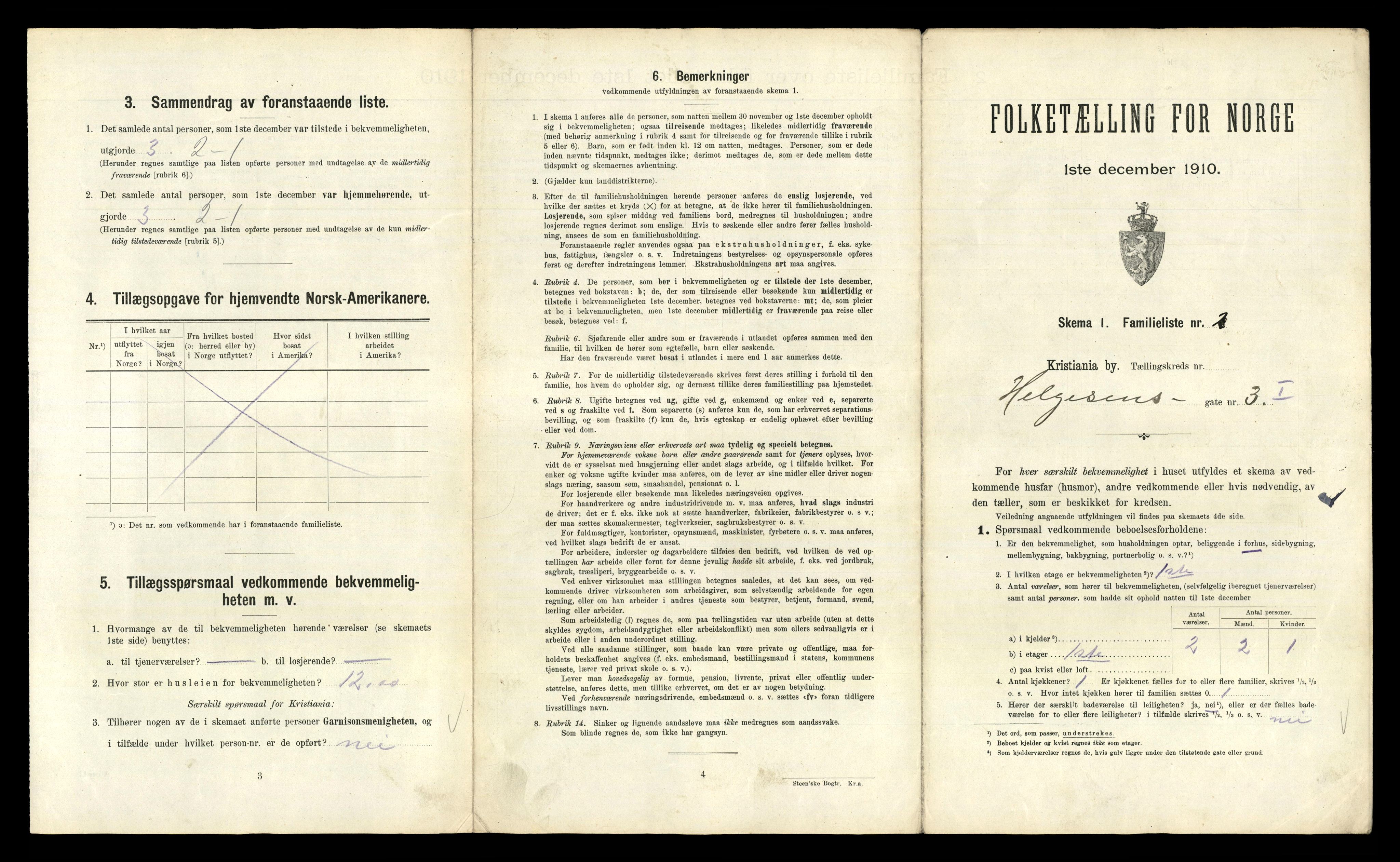 RA, 1910 census for Kristiania, 1910, p. 36663