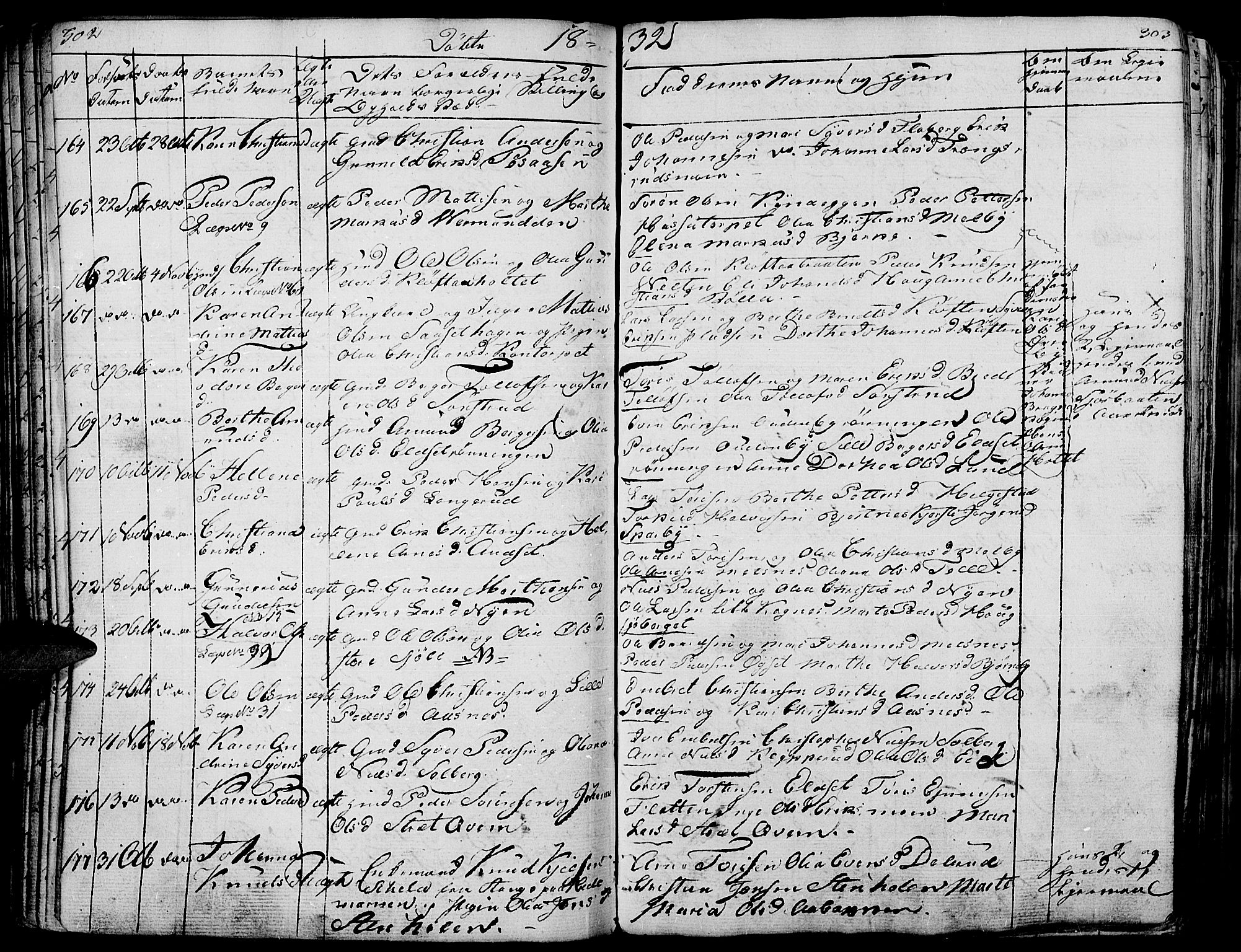 Hof prestekontor, AV/SAH-PREST-038/H/Ha/Haa/L0006: Parish register (official) no. 6, 1822-1841, p. 302-303