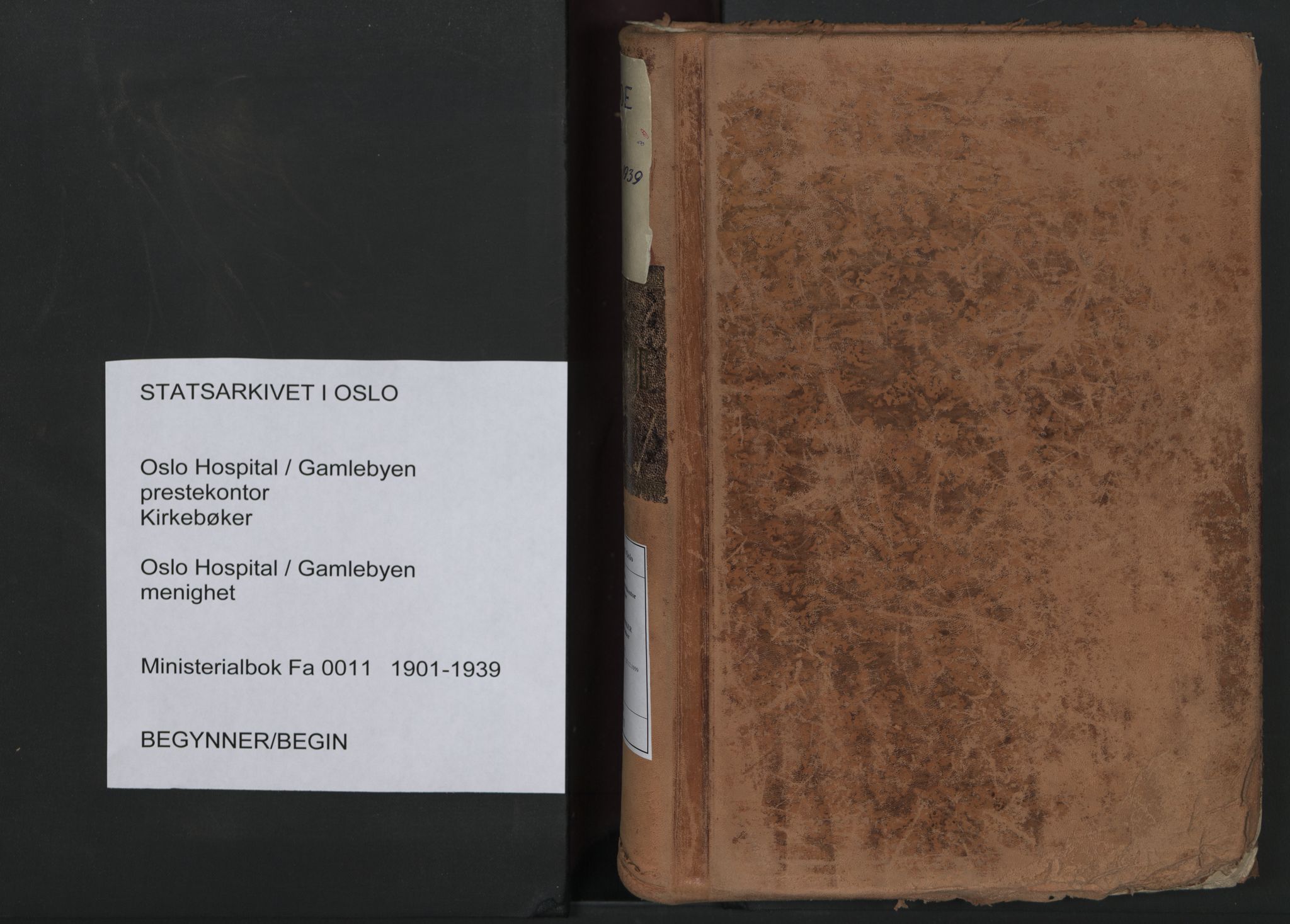 Gamlebyen prestekontor Kirkebøker, SAO/A-10884/F/Fa/L0011: Parish register (official) no. 11, 1901-1939