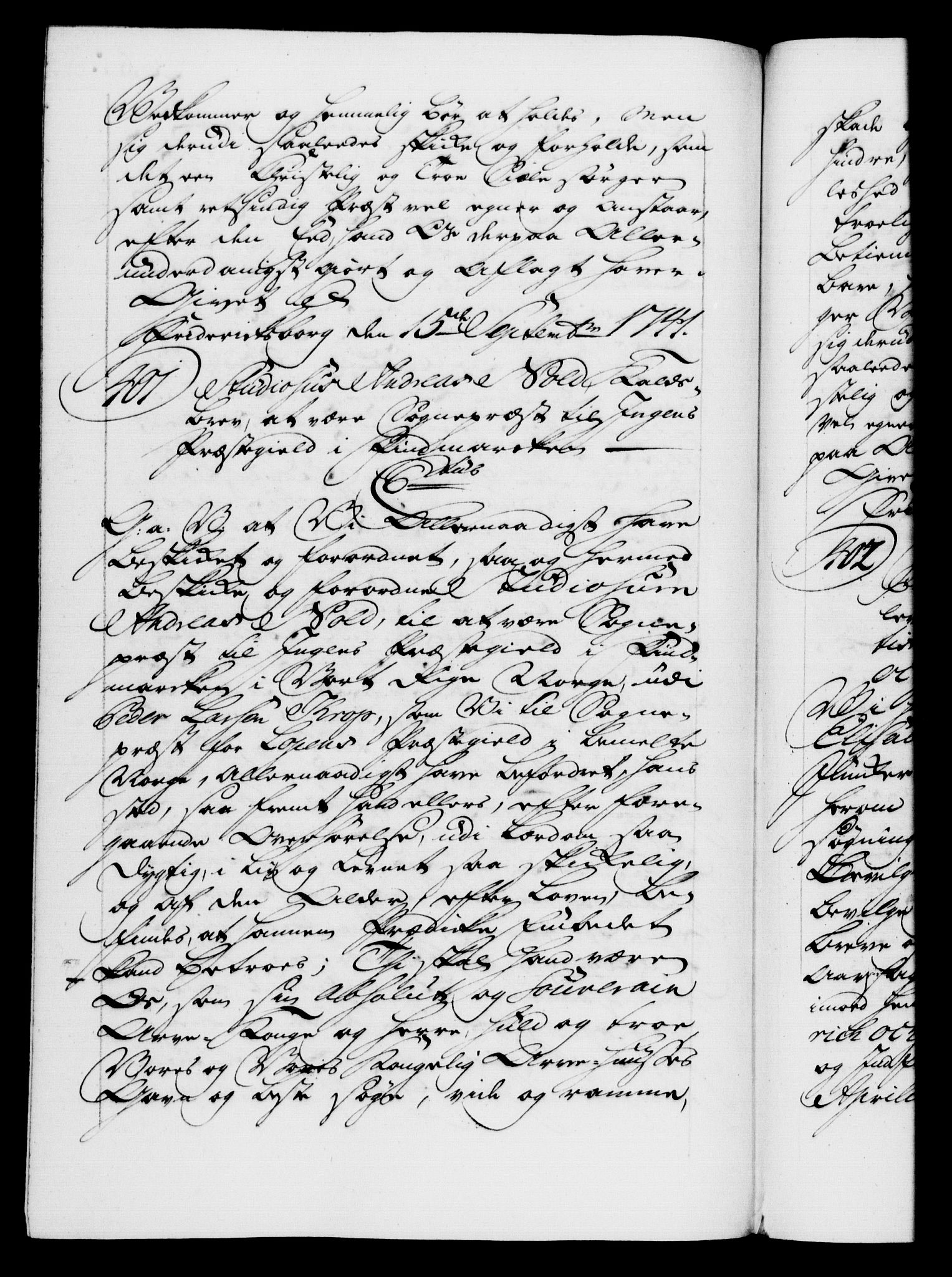 Danske Kanselli 1572-1799, AV/RA-EA-3023/F/Fc/Fca/Fcaa/L0032: Norske registre, 1741-1742, p. 265b