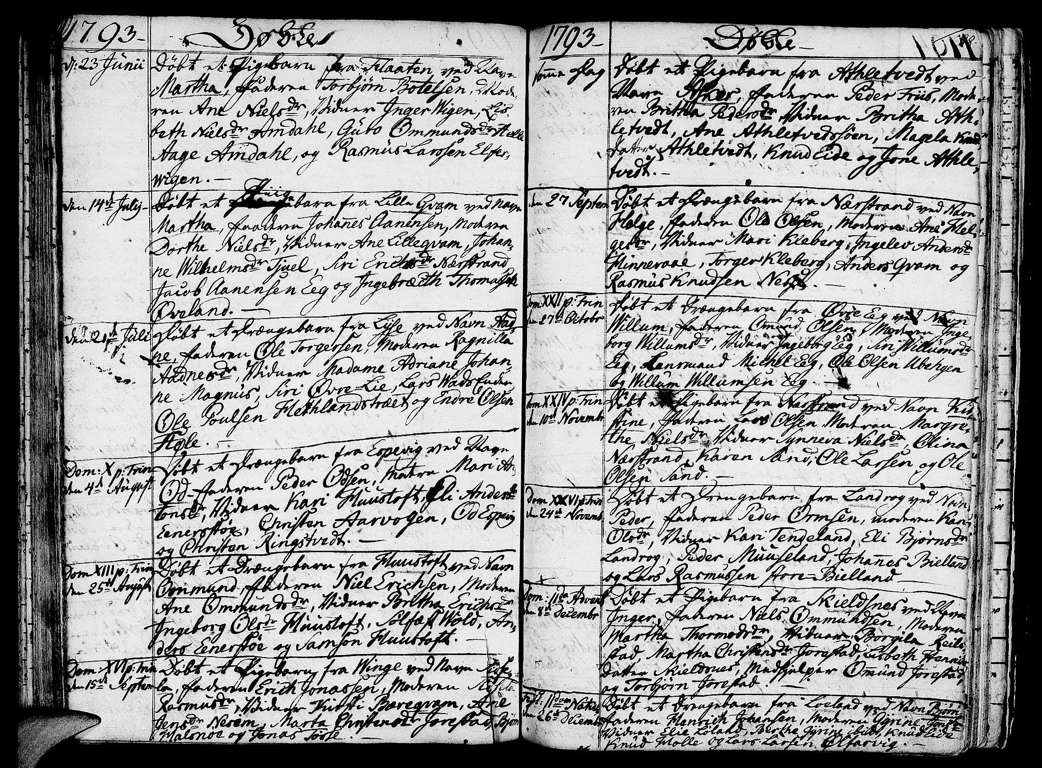 Nedstrand sokneprestkontor, AV/SAST-A-101841/01/IV: Parish register (official) no. A 4, 1779-1795, p. 88