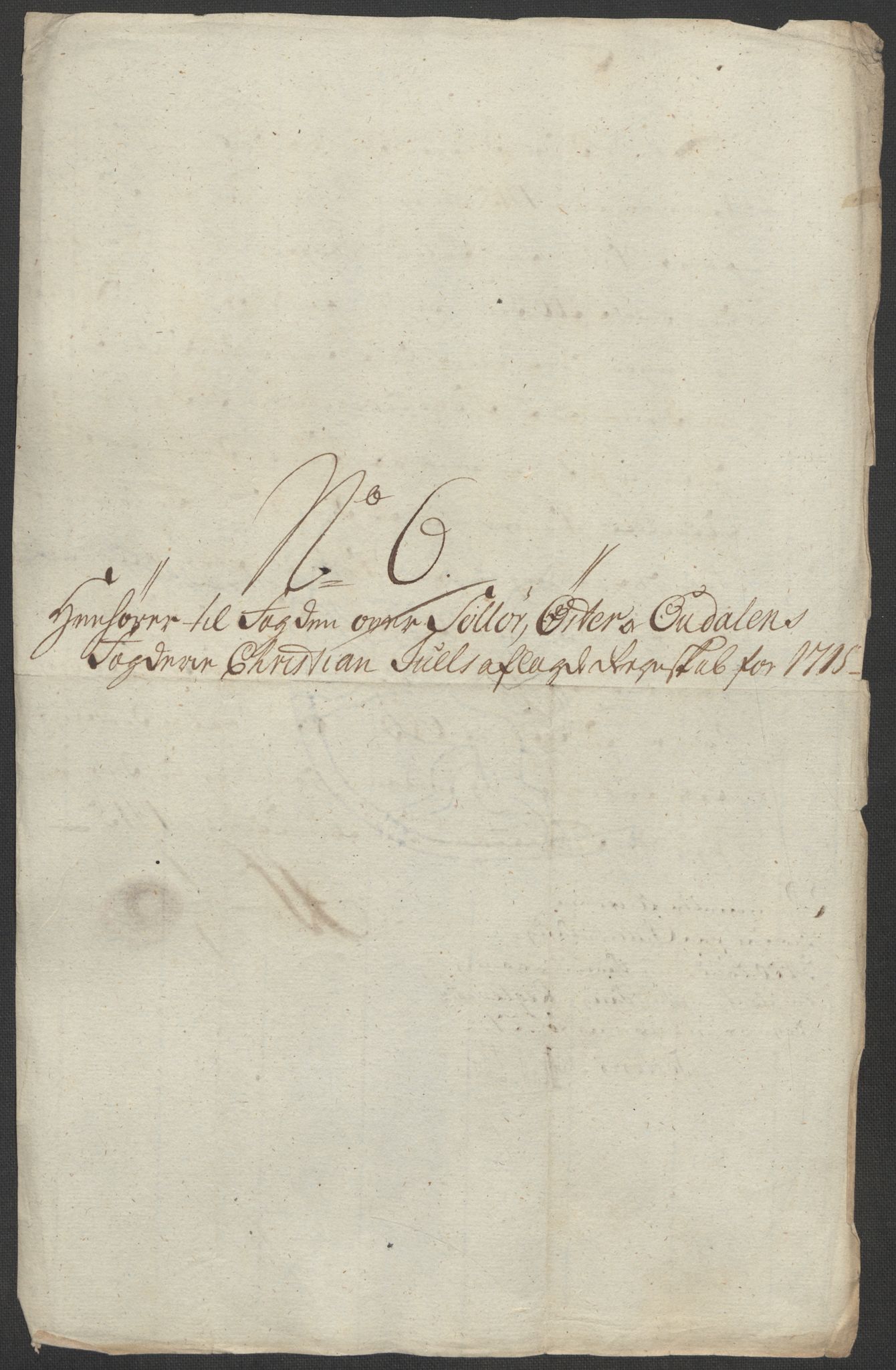 Rentekammeret inntil 1814, Reviderte regnskaper, Fogderegnskap, AV/RA-EA-4092/R13/L0853: Fogderegnskap Solør, Odal og Østerdal, 1715, p. 160