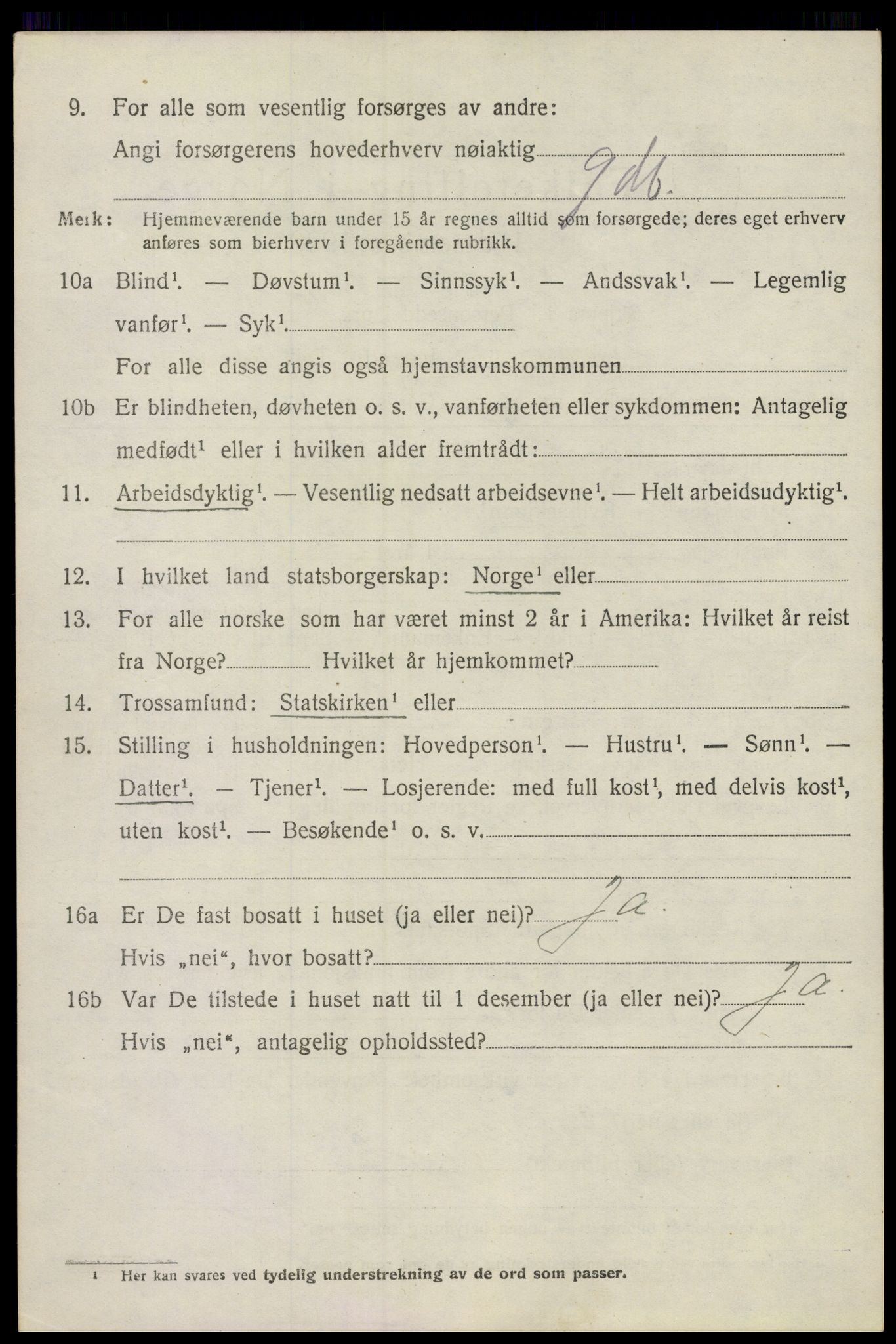 SAO, 1920 census for Hobøl, 1920, p. 895