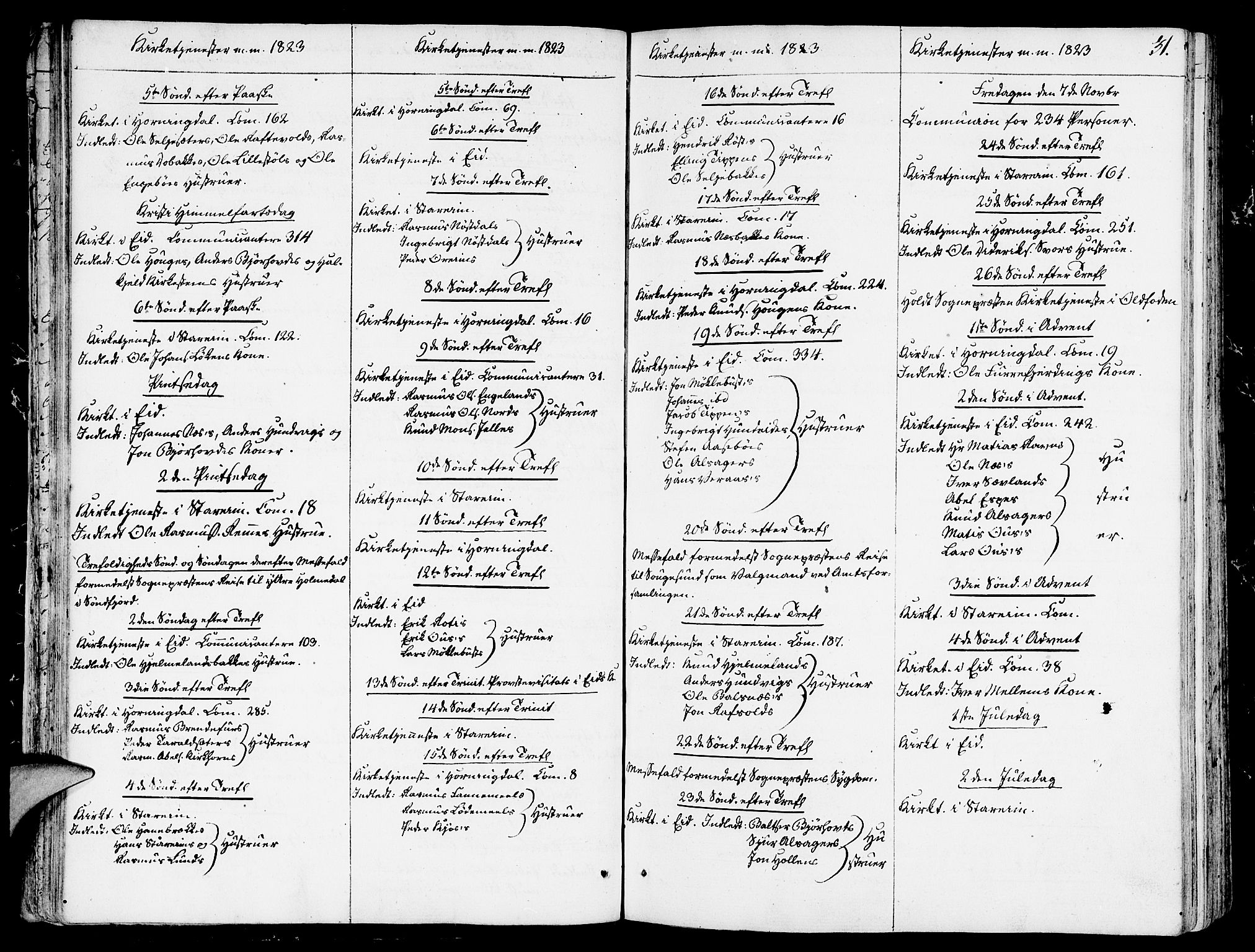 Eid sokneprestembete, AV/SAB-A-82301/H/Haa/Haaa/L0004: Parish register (official) no. A 4, 1806-1815, p. 31