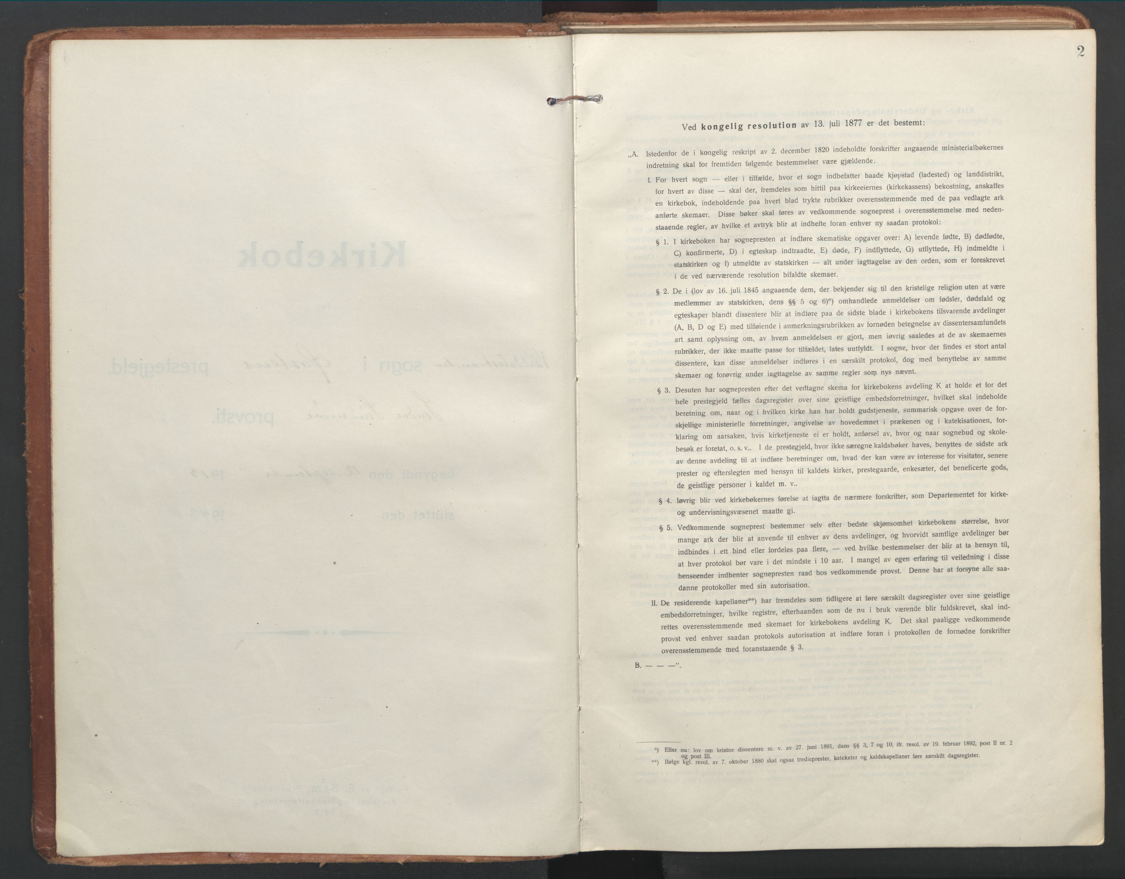 Ministerialprotokoller, klokkerbøker og fødselsregistre - Møre og Romsdal, AV/SAT-A-1454/514/L0200: Parish register (official) no. 514A02, 1913-1943, p. 2