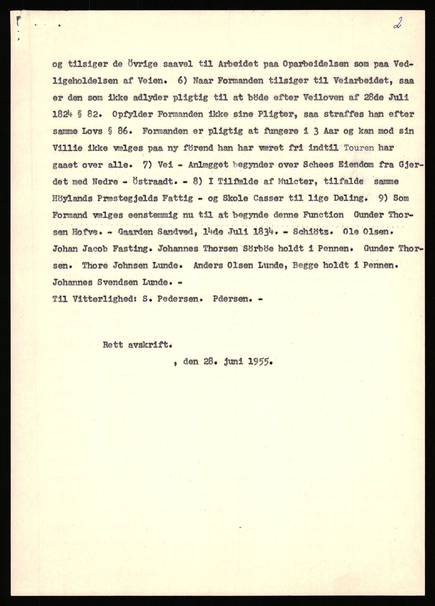 Statsarkivet i Stavanger, SAST/A-101971/03/Y/Yj/L0039: Avskrifter sortert etter gårdsnavn: Holte i Strand - Hovland i Ørsdalen, 1750-1930, p. 542