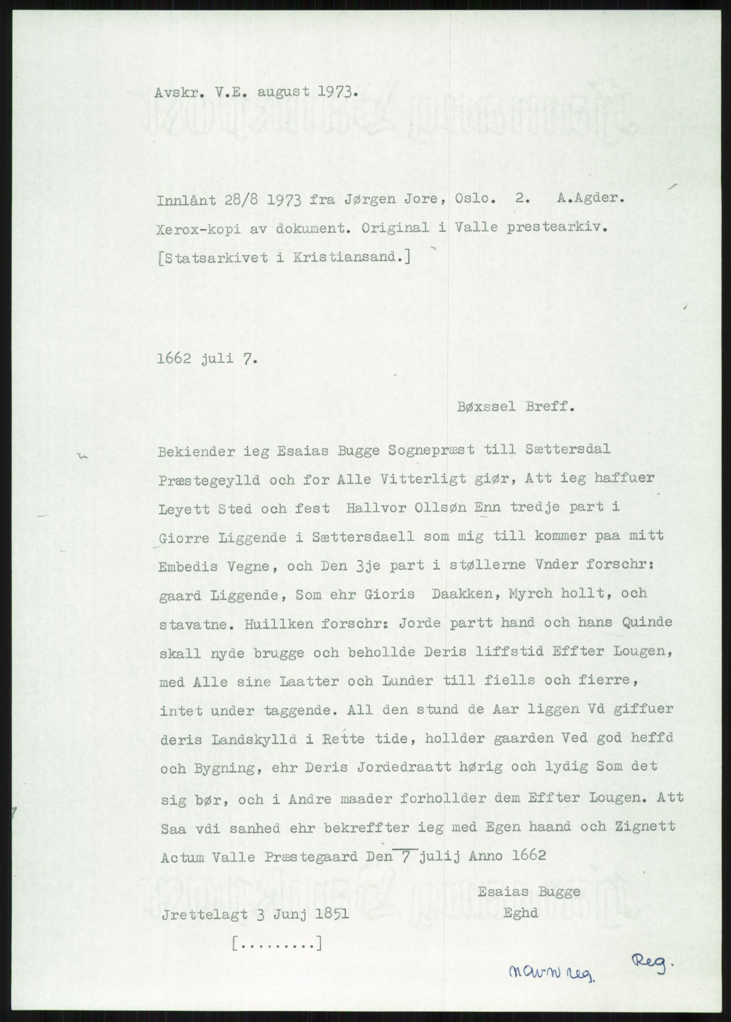 Samlinger til kildeutgivelse, Diplomavskriftsamlingen, AV/RA-EA-4053/H/Ha, p. 3388