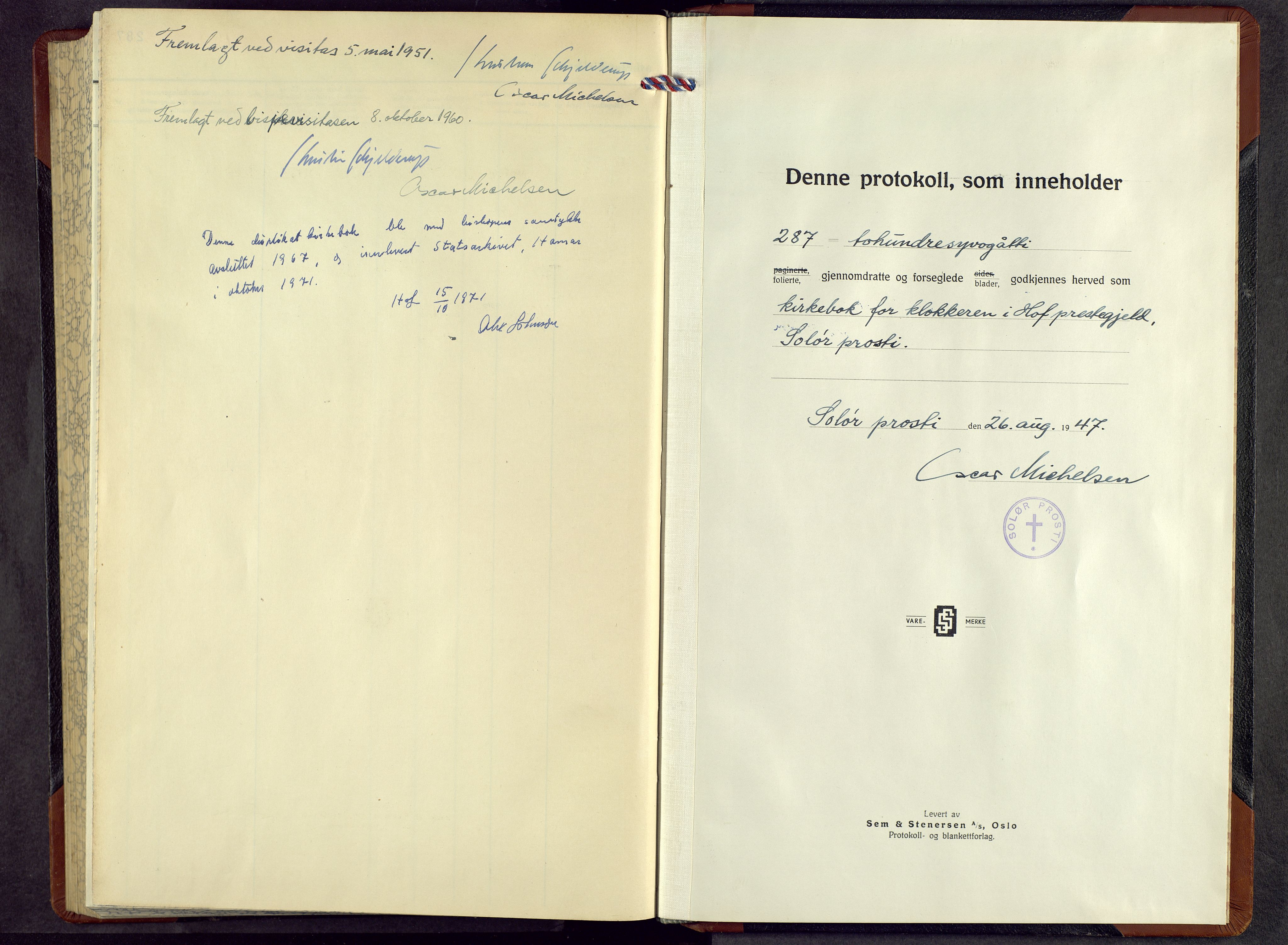 Hof prestekontor, SAH/PREST-038/H/Ha/Hab/L0004: Parish register (copy) no. 4, 1948-1967