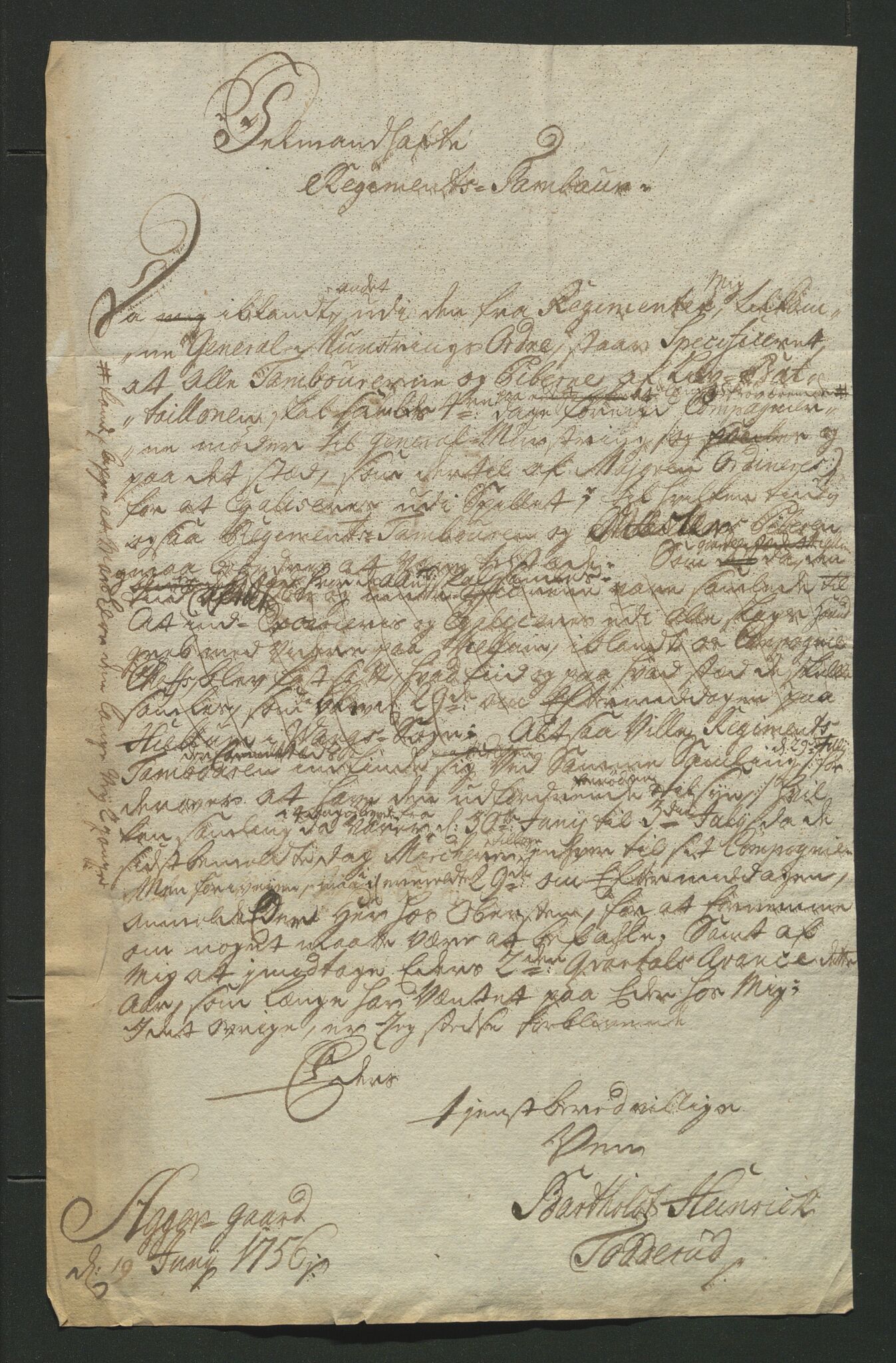 Åker i Vang, Hedmark, og familien Todderud, AV/SAH-ARK-010/J/Jc/L0002: Korrespondanse, 1753-1762, p. 94