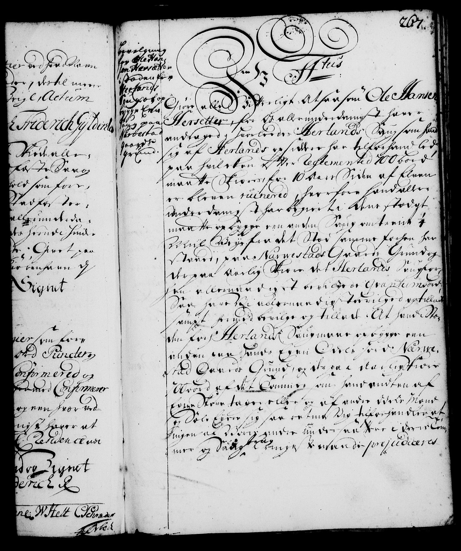 Rentekammeret, Kammerkanselliet, RA/EA-3111/G/Gg/Gga/L0001: Norsk ekspedisjonsprotokoll med register (merket RK 53.1), 1720-1723, p. 267