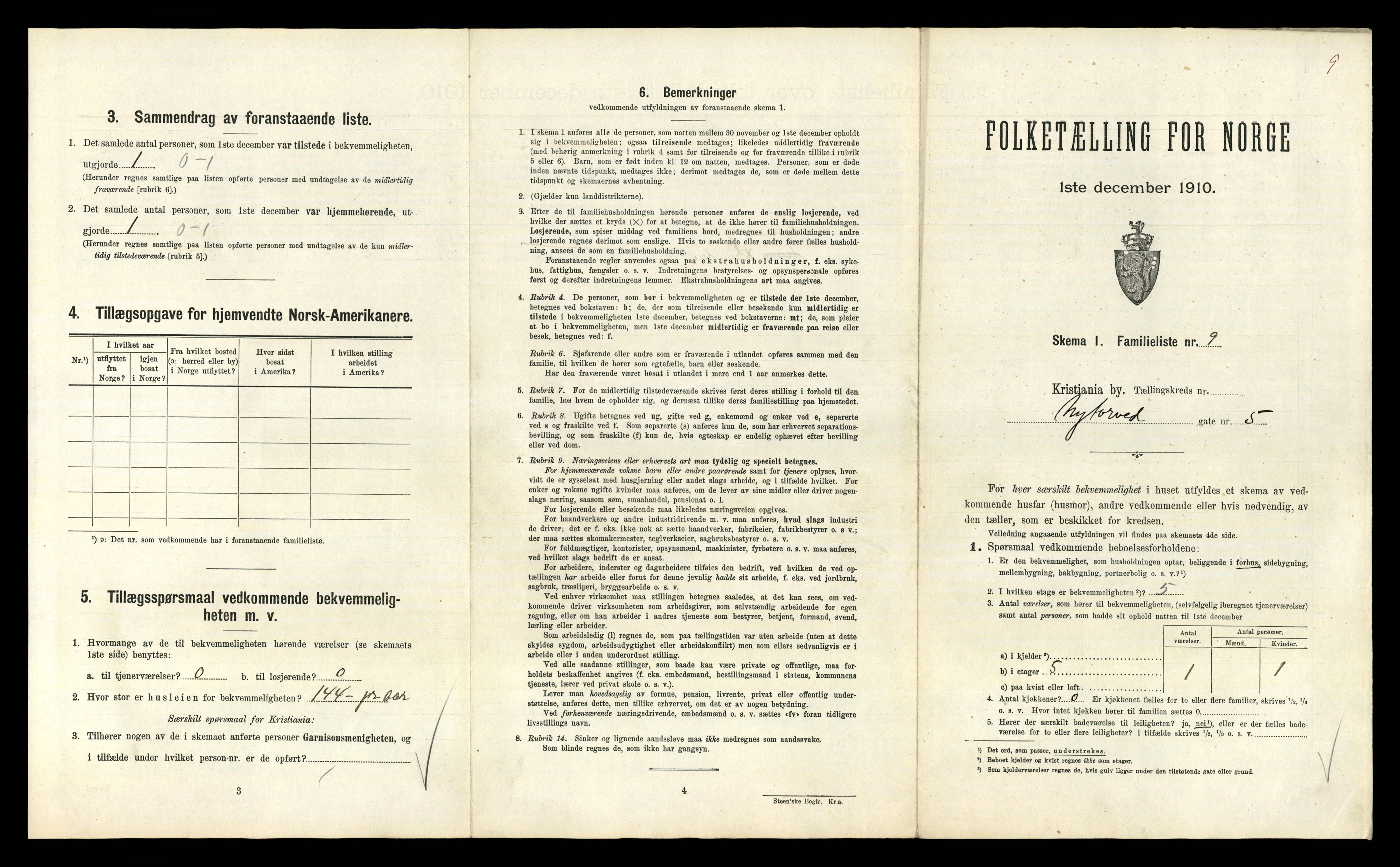 RA, 1910 census for Kristiania, 1910, p. 72229