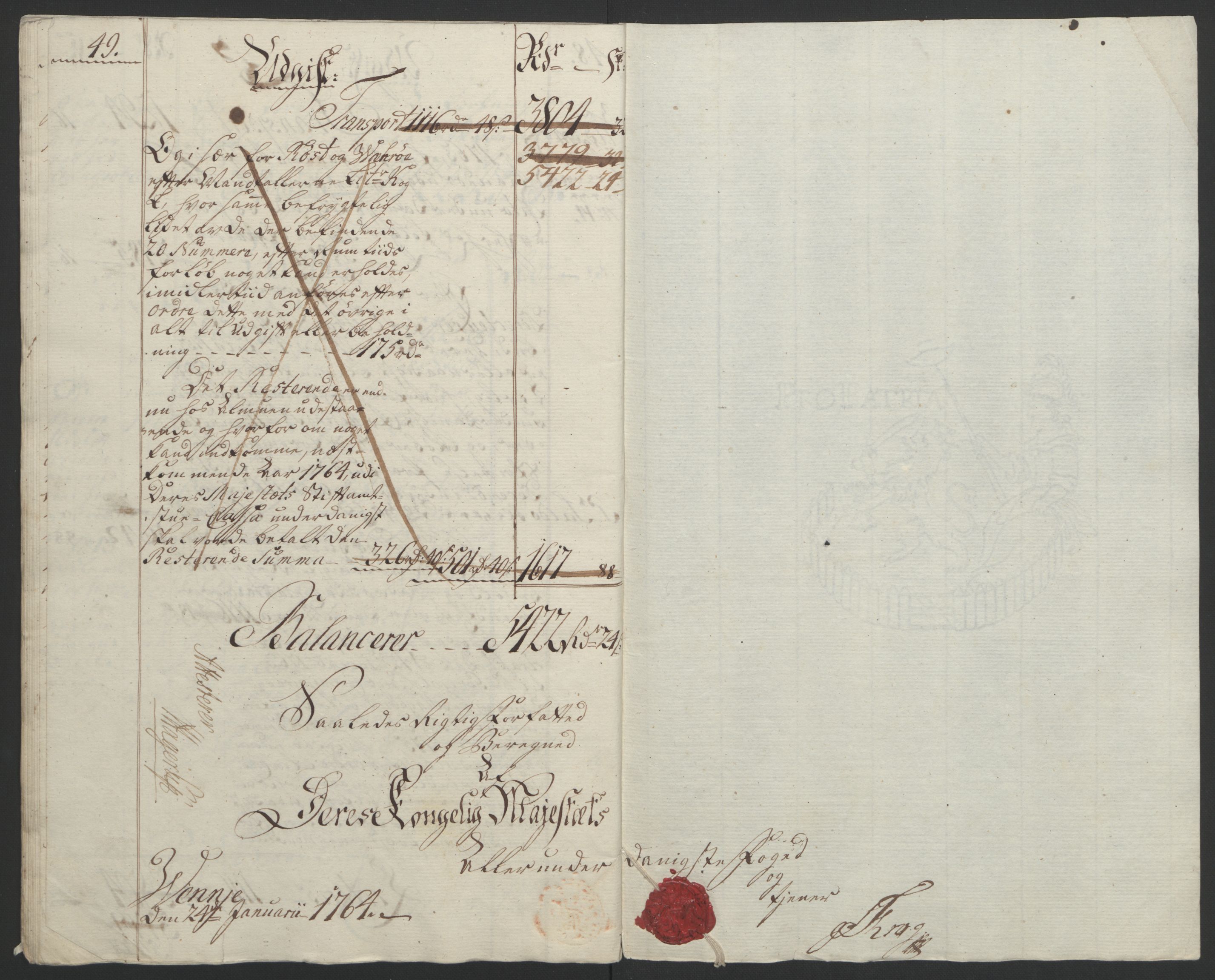 Rentekammeret inntil 1814, Reviderte regnskaper, Fogderegnskap, RA/EA-4092/R67/L4747: Ekstraskatten Vesterålen, Andenes og Lofoten, 1762-1766, p. 30