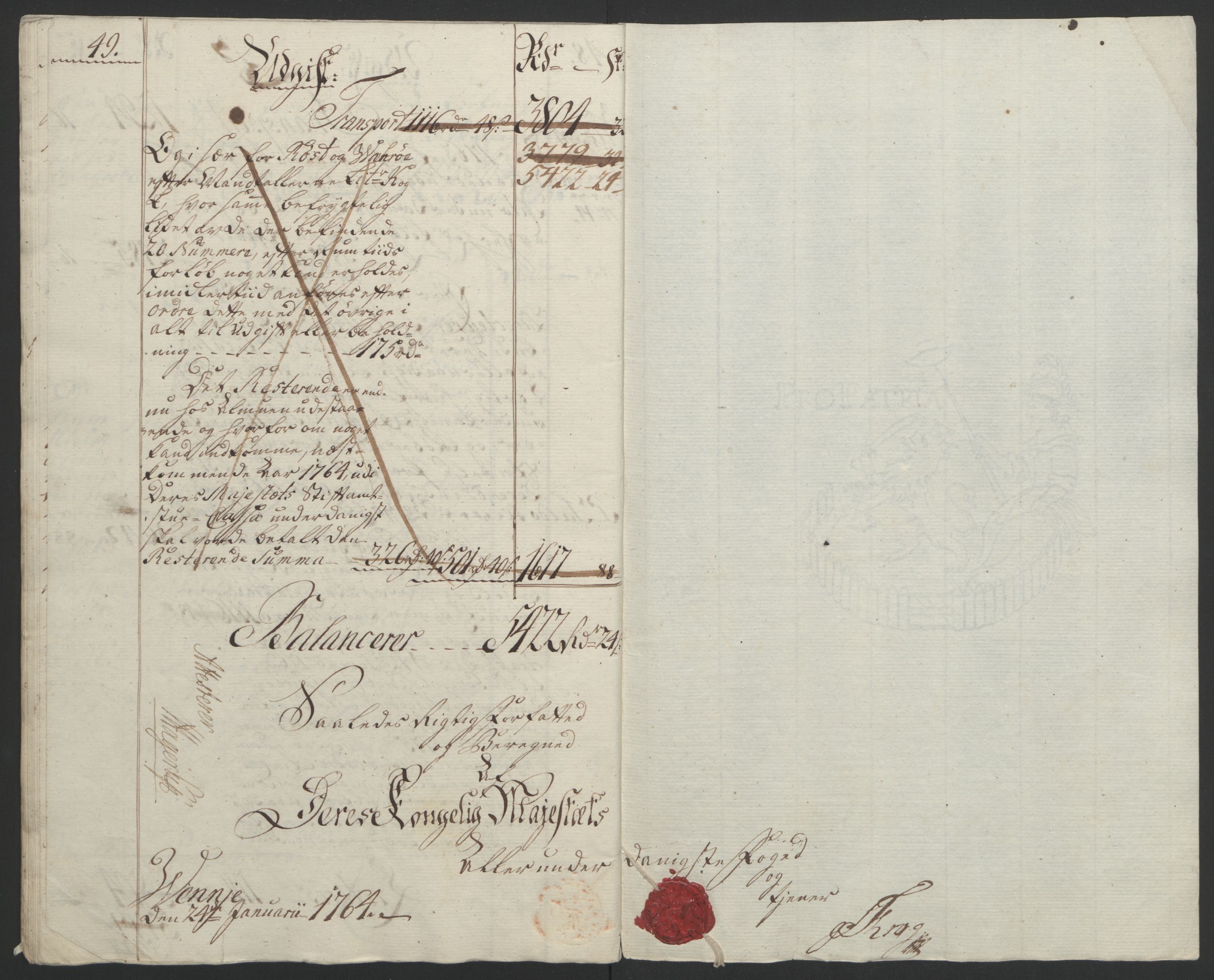 Rentekammeret inntil 1814, Reviderte regnskaper, Fogderegnskap, AV/RA-EA-4092/R67/L4747: Ekstraskatten Vesterålen, Andenes og Lofoten, 1762-1766, p. 30