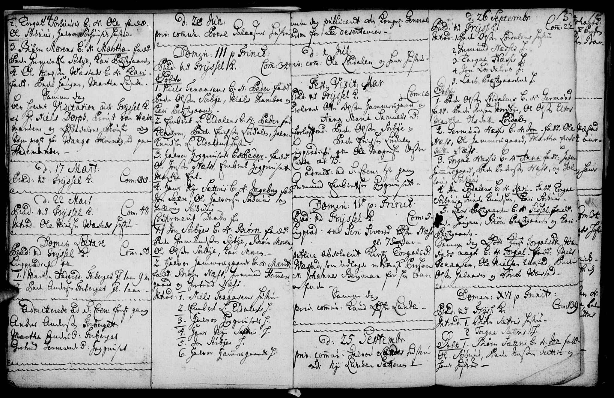 Elverum prestekontor, SAH/PREST-044/H/Ha/Haa/L0001: Parish register (official) no. 1, 1730-1760, p. 14-15