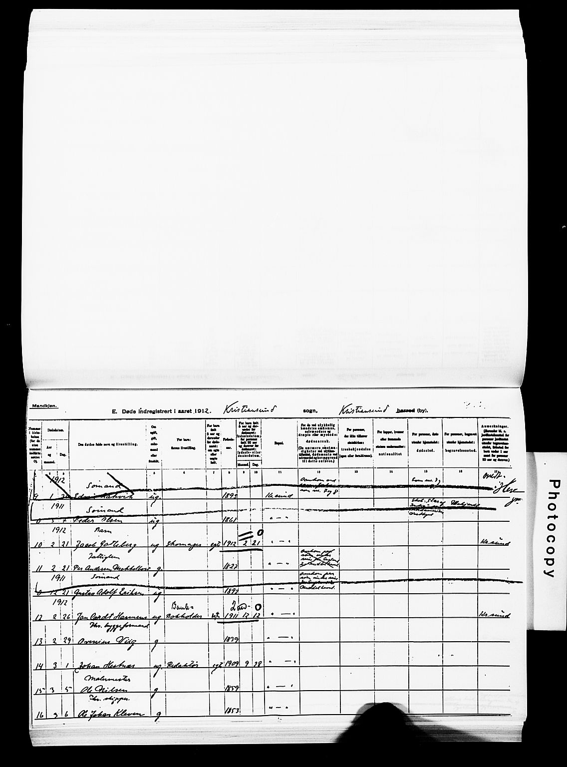 SAT, Ministerialprotokoller, klokkerbøker og fødselsregistre - Møre og Romsdal, SAT/A-1454/572/L0860Parish register (official) no. 572D04, 1903-1916