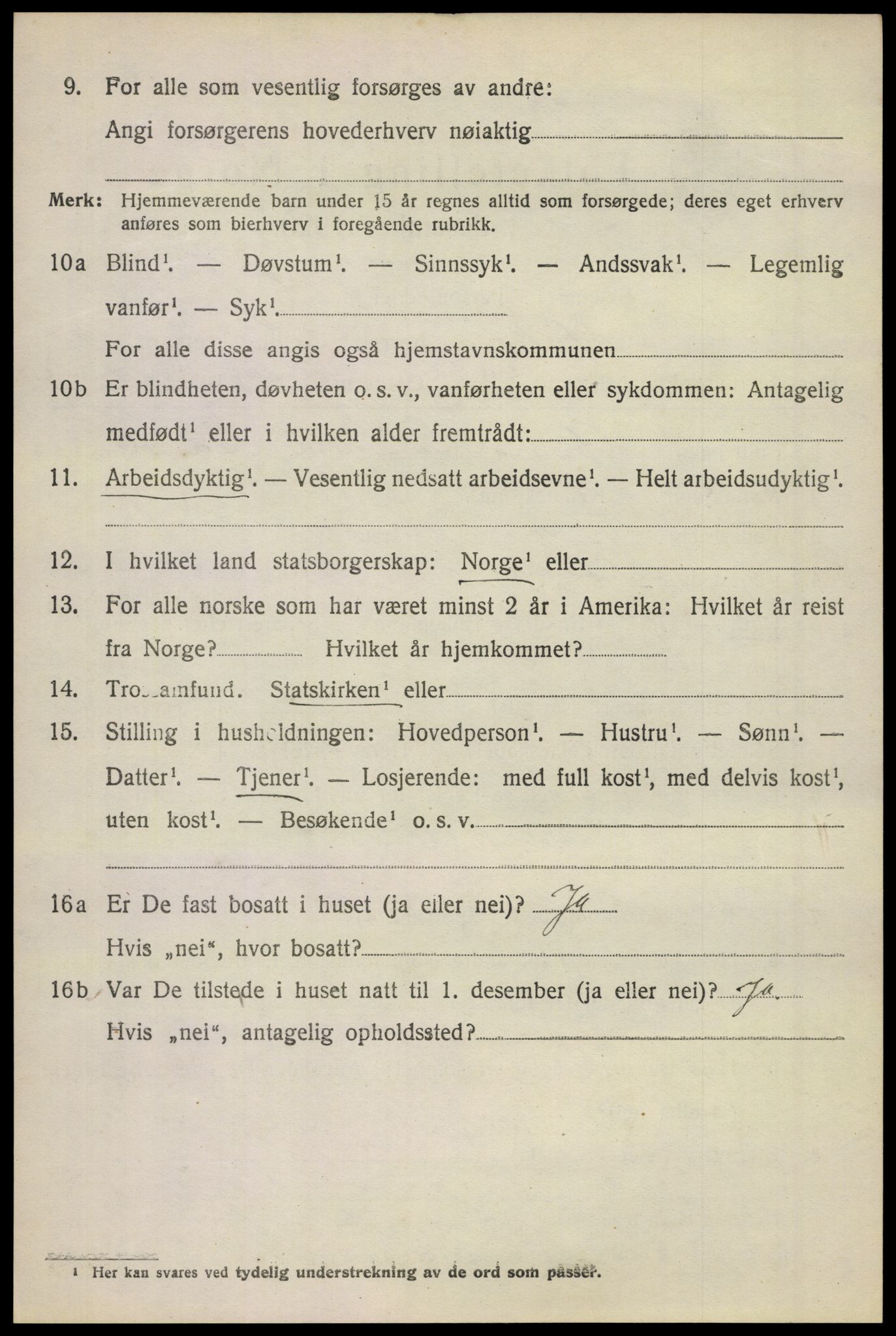 SAKO, 1920 census for Stokke, 1920, p. 10893
