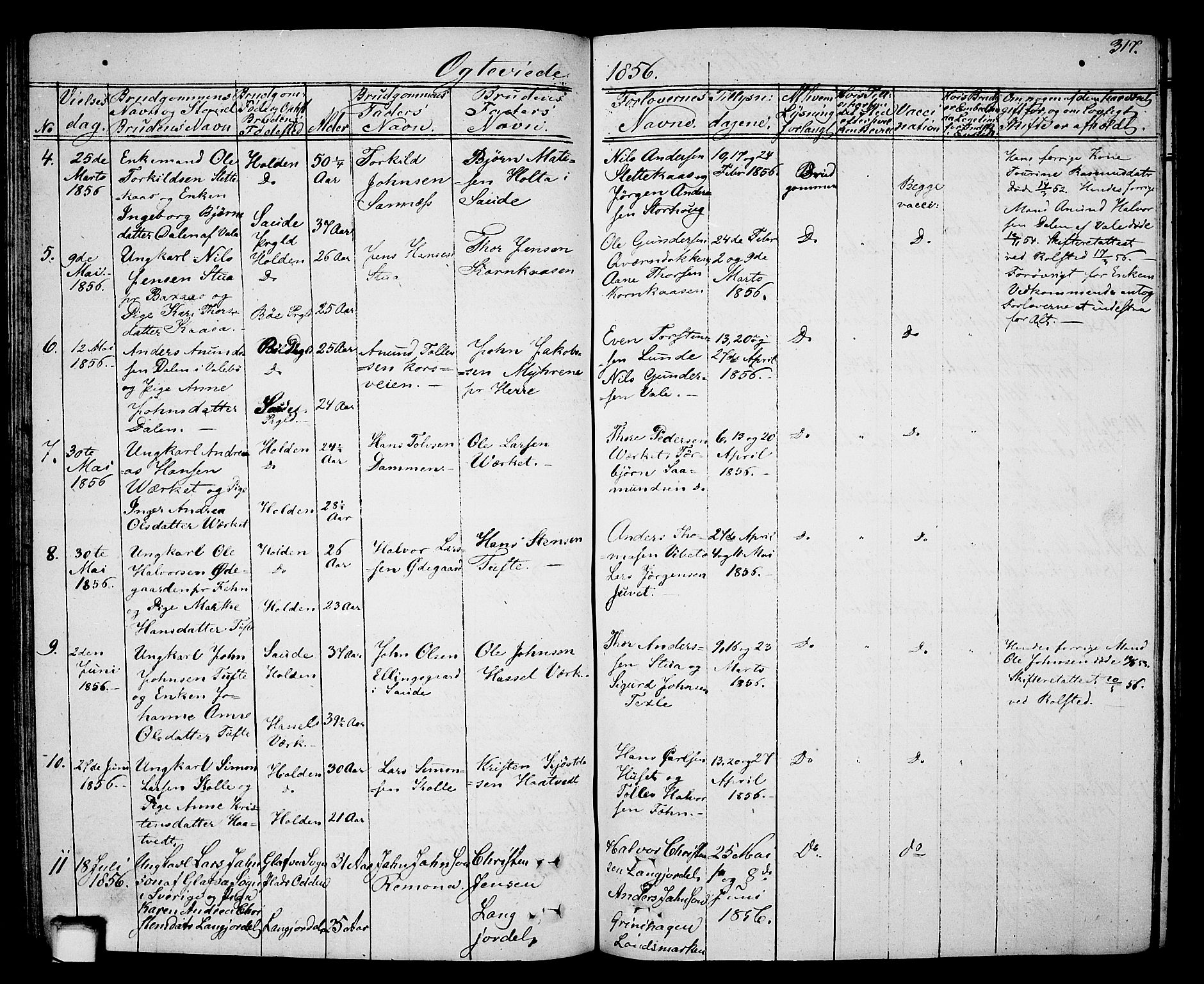 Holla kirkebøker, SAKO/A-272/G/Ga/L0003: Parish register (copy) no. I 3, 1849-1866, p. 317