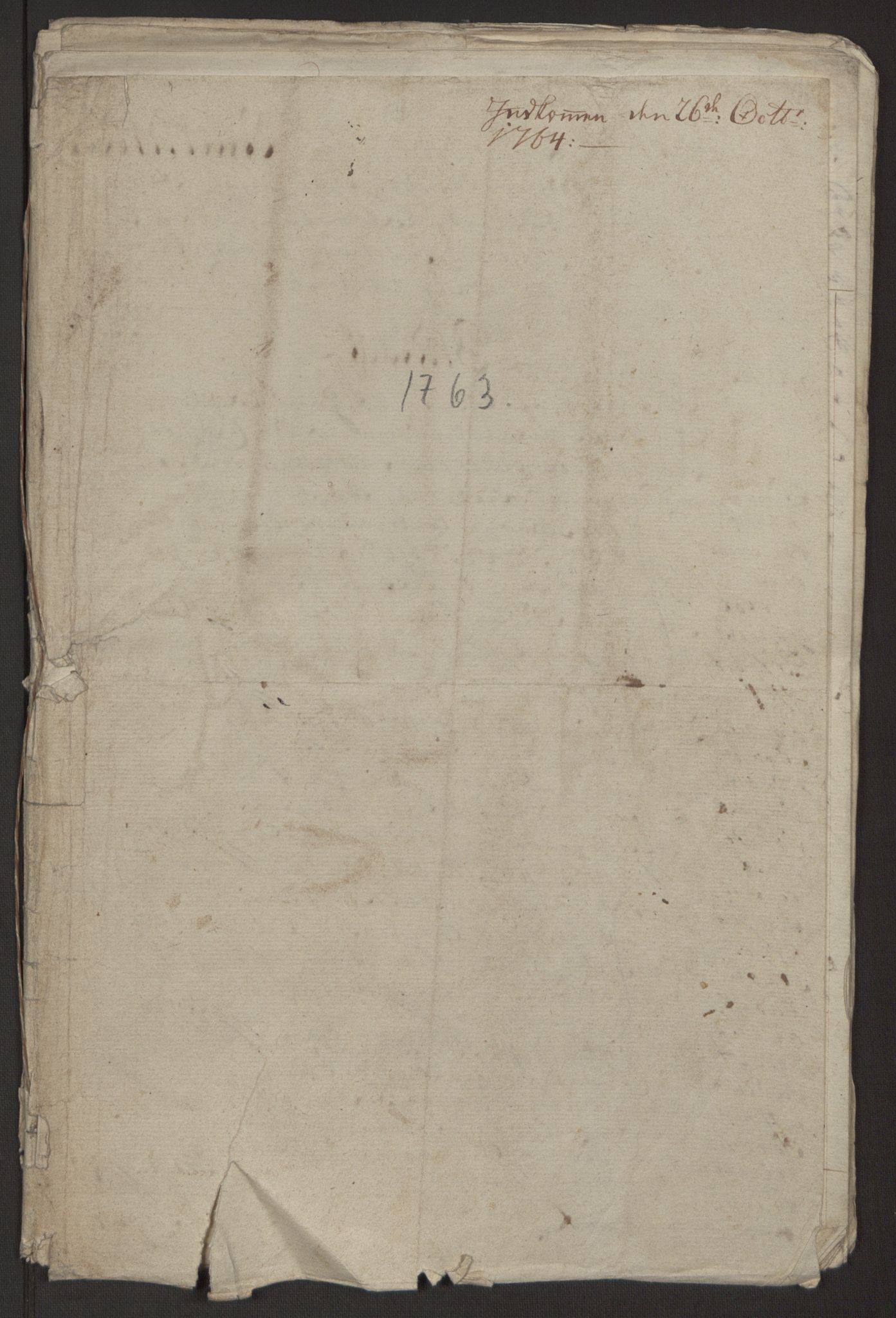 Rentekammeret inntil 1814, Reviderte regnskaper, Byregnskaper, AV/RA-EA-4066/R/Rp/L0366/0001: [P20] Kontribusjonsregnskap / Ekstraskatt, 1763, p. 11