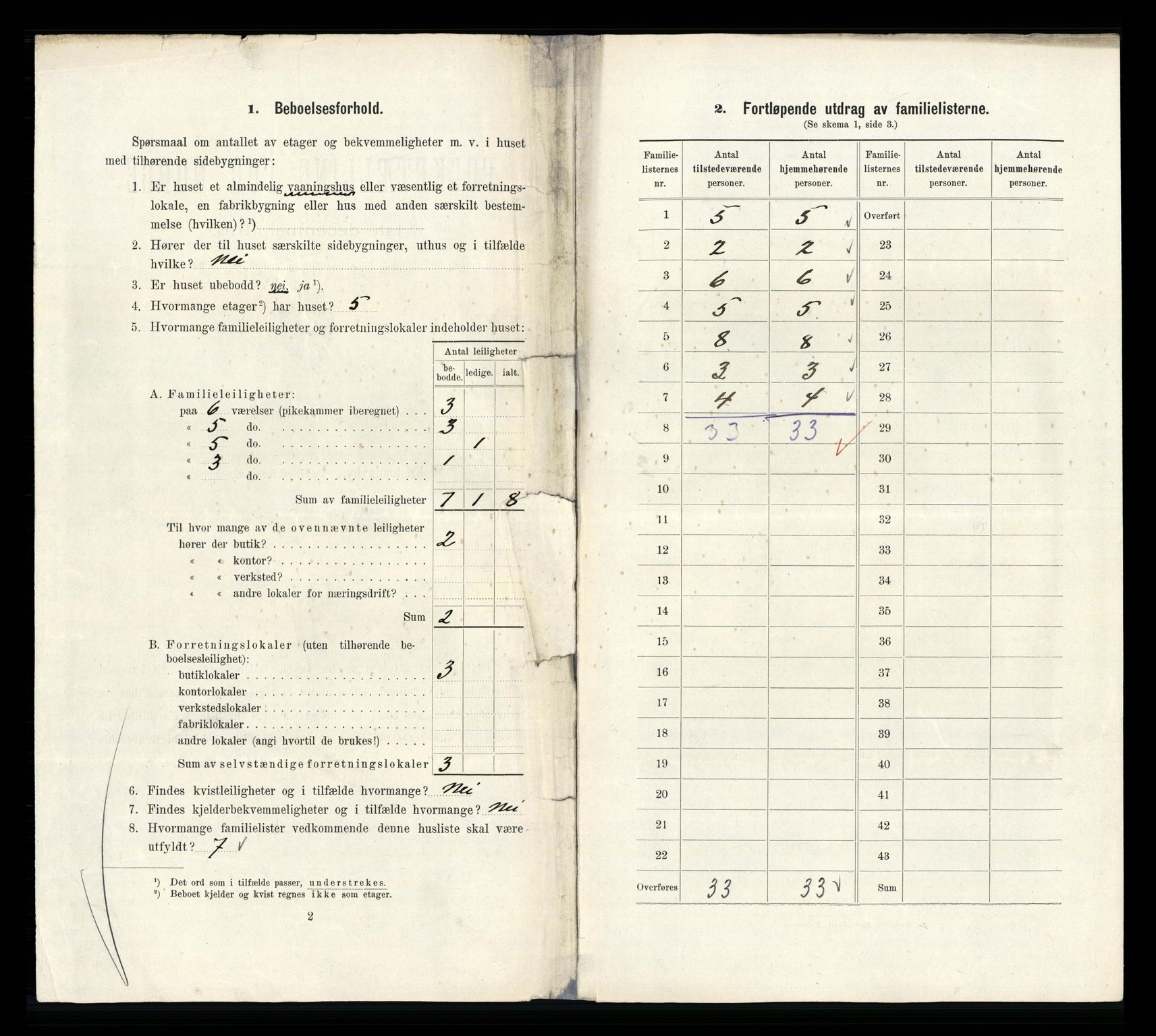 RA, 1910 census for Kristiania, 1910, p. 66666