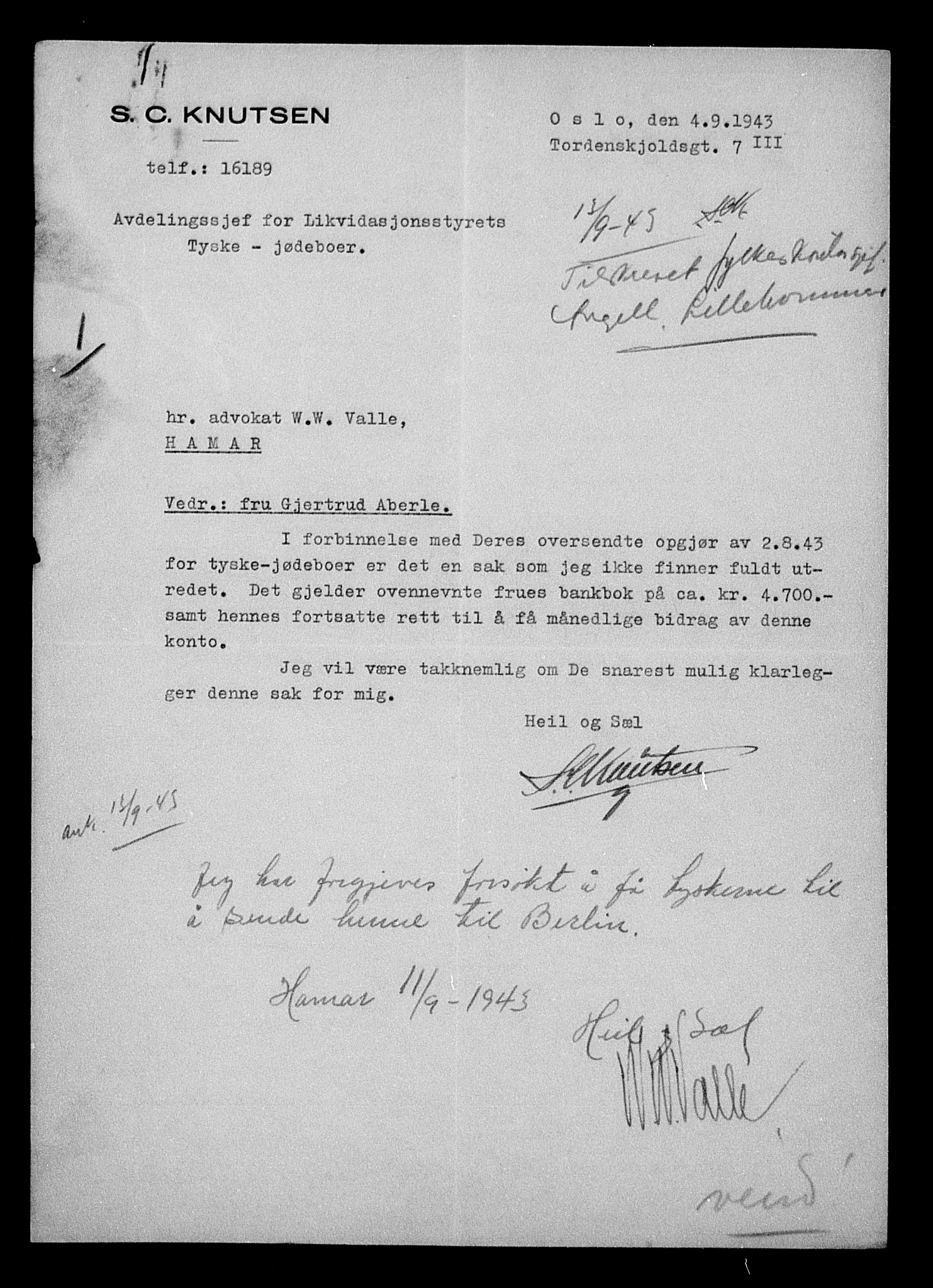 Justisdepartementet, Tilbakeføringskontoret for inndratte formuer, AV/RA-S-1564/H/Hc/Hcd/L0989: --, 1945-1947, p. 48